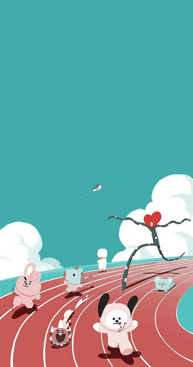 BT21 IPad HD Wallpapers Top Free BT21 IPad HD Backgrounds