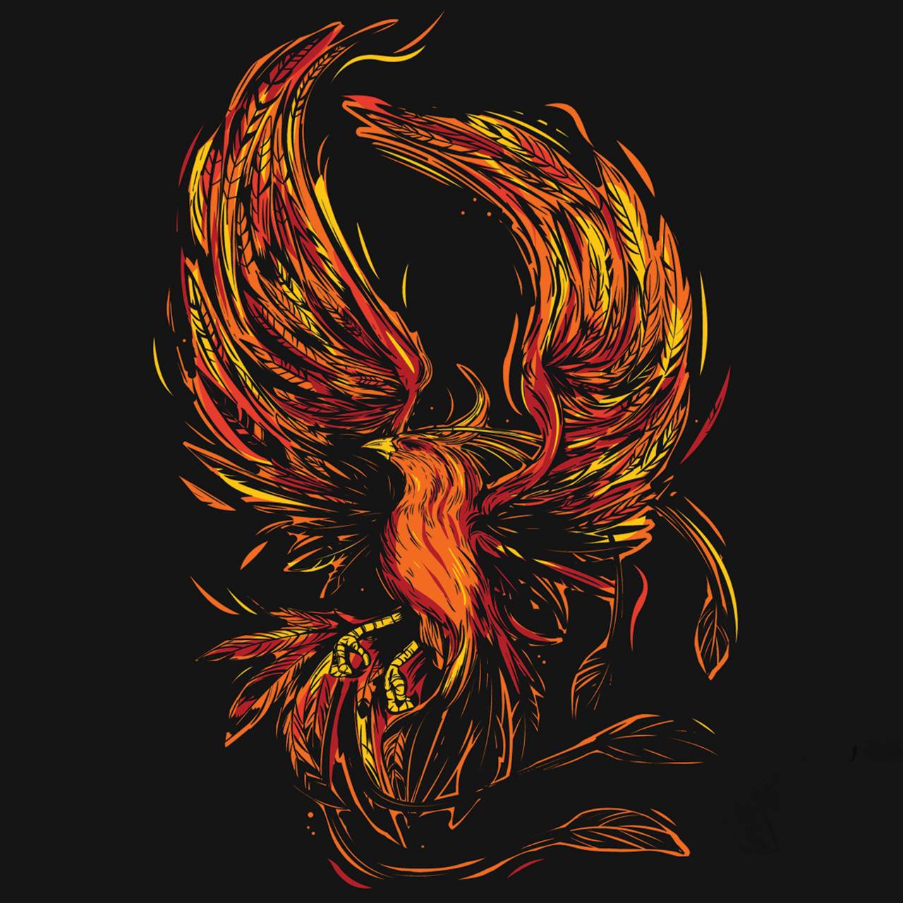 Red Phoenix Wallpapers Top Free Red Phoenix Backgrounds WallpaperAccess