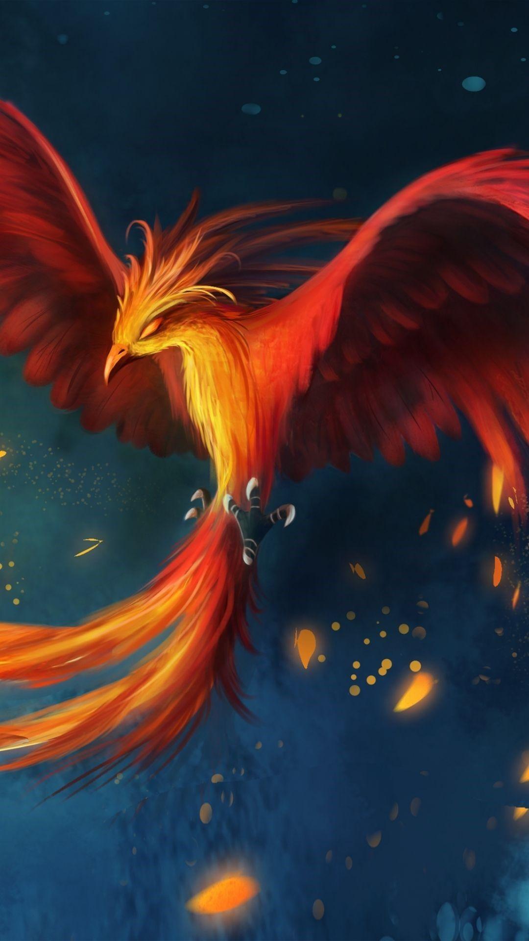 Red Phoenix Wallpapers Top Free Red Phoenix Backgrounds WallpaperAccess