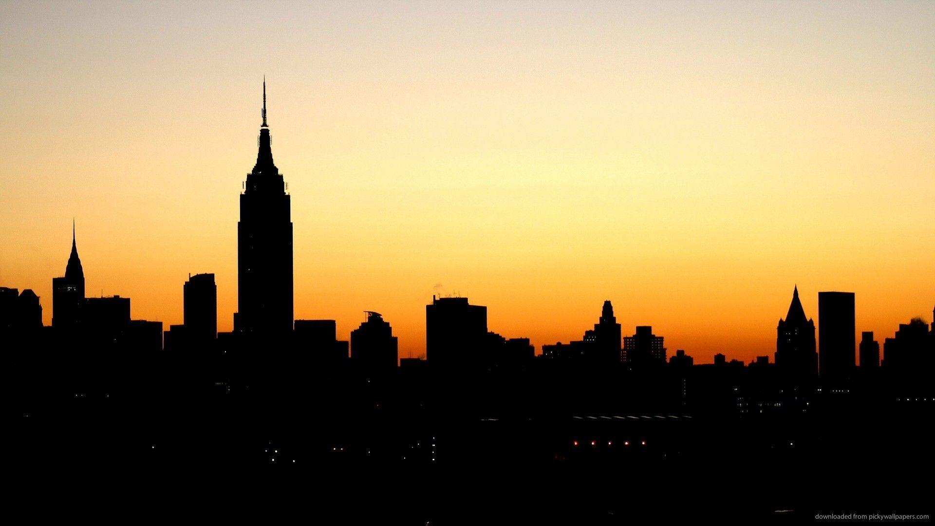 City Silhouette Wallpapers Top Free City Silhouette Backgrounds