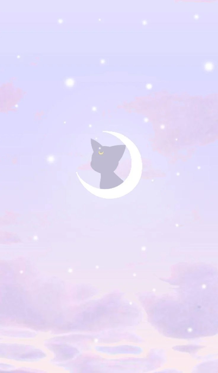 Lock Screen Pastel Aesthetic Moon Wallpaper Go Images Site