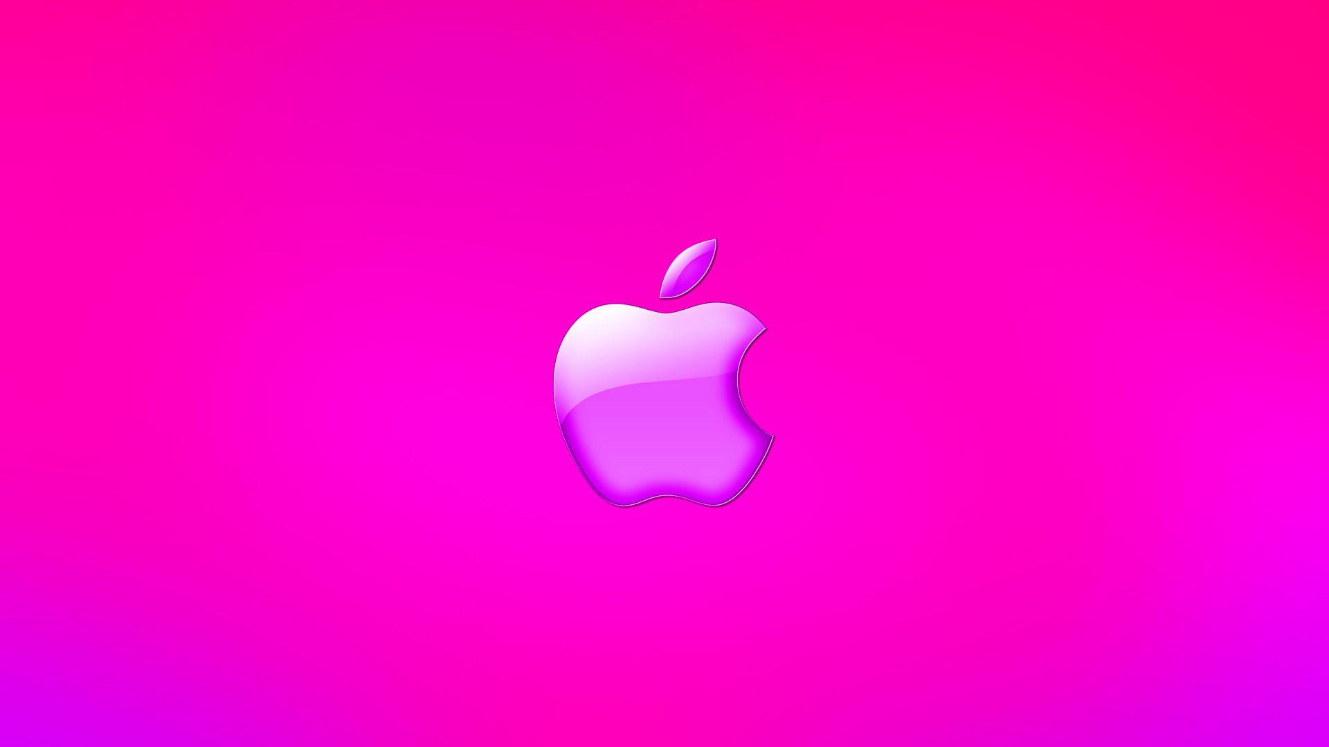 Pink Apple Logo Wallpapers Top Free Pink Apple Logo Backgrounds