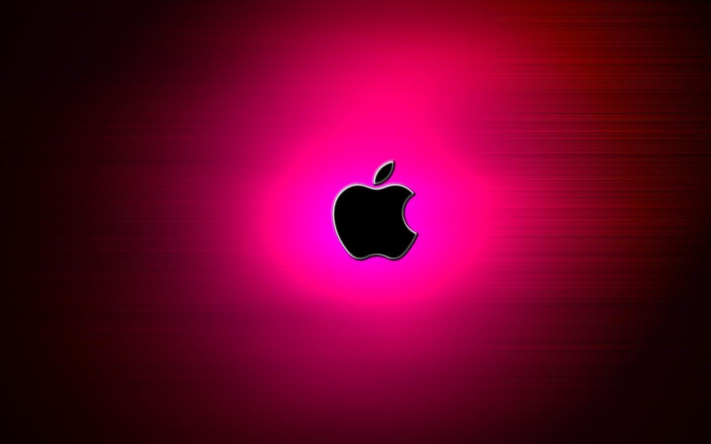 Pink Apple Logo Wallpapers Top Free Pink Apple Logo Backgrounds WallpaperAccess