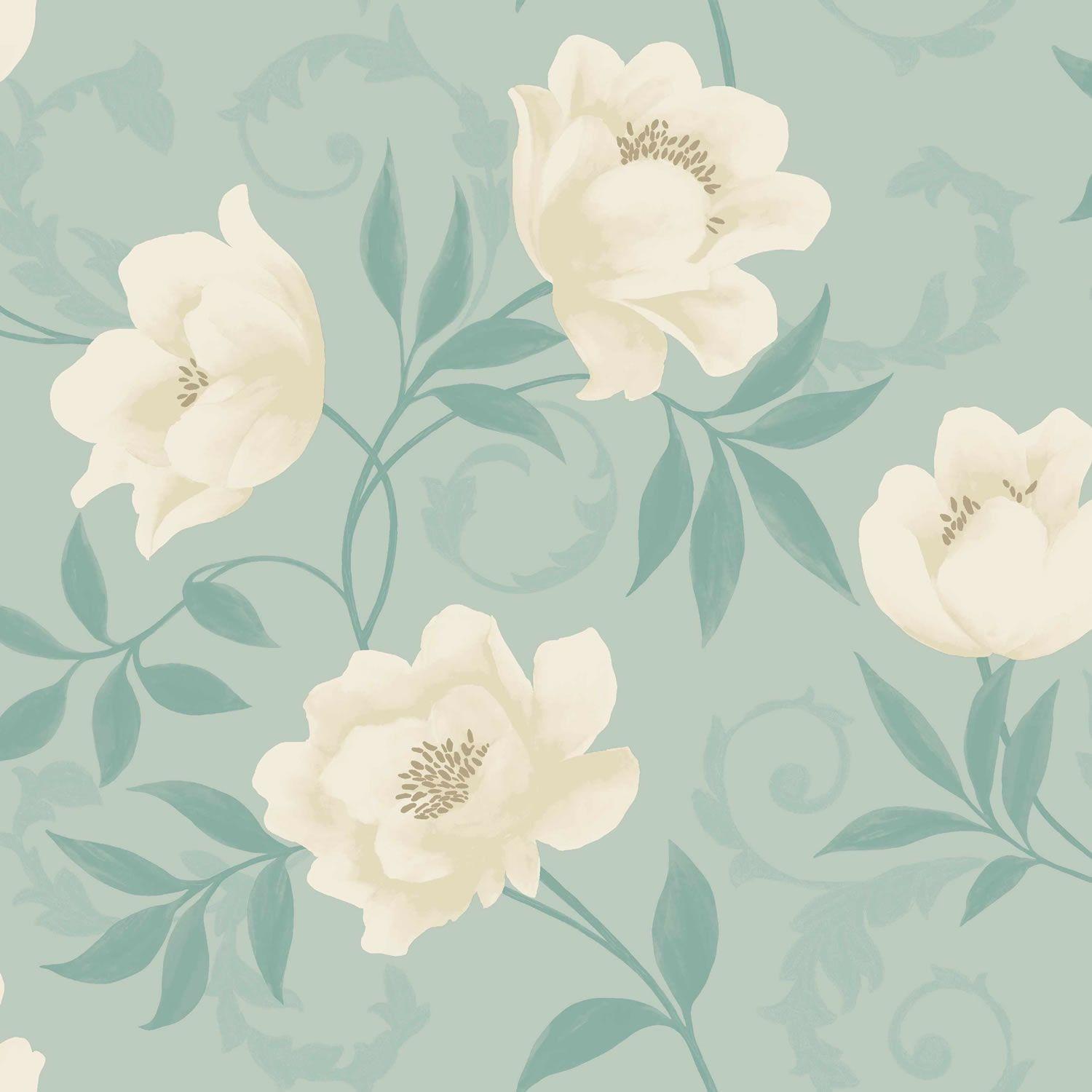 Teal Flower Wallpapers Top Free Teal Flower Backgrounds WallpaperAccess