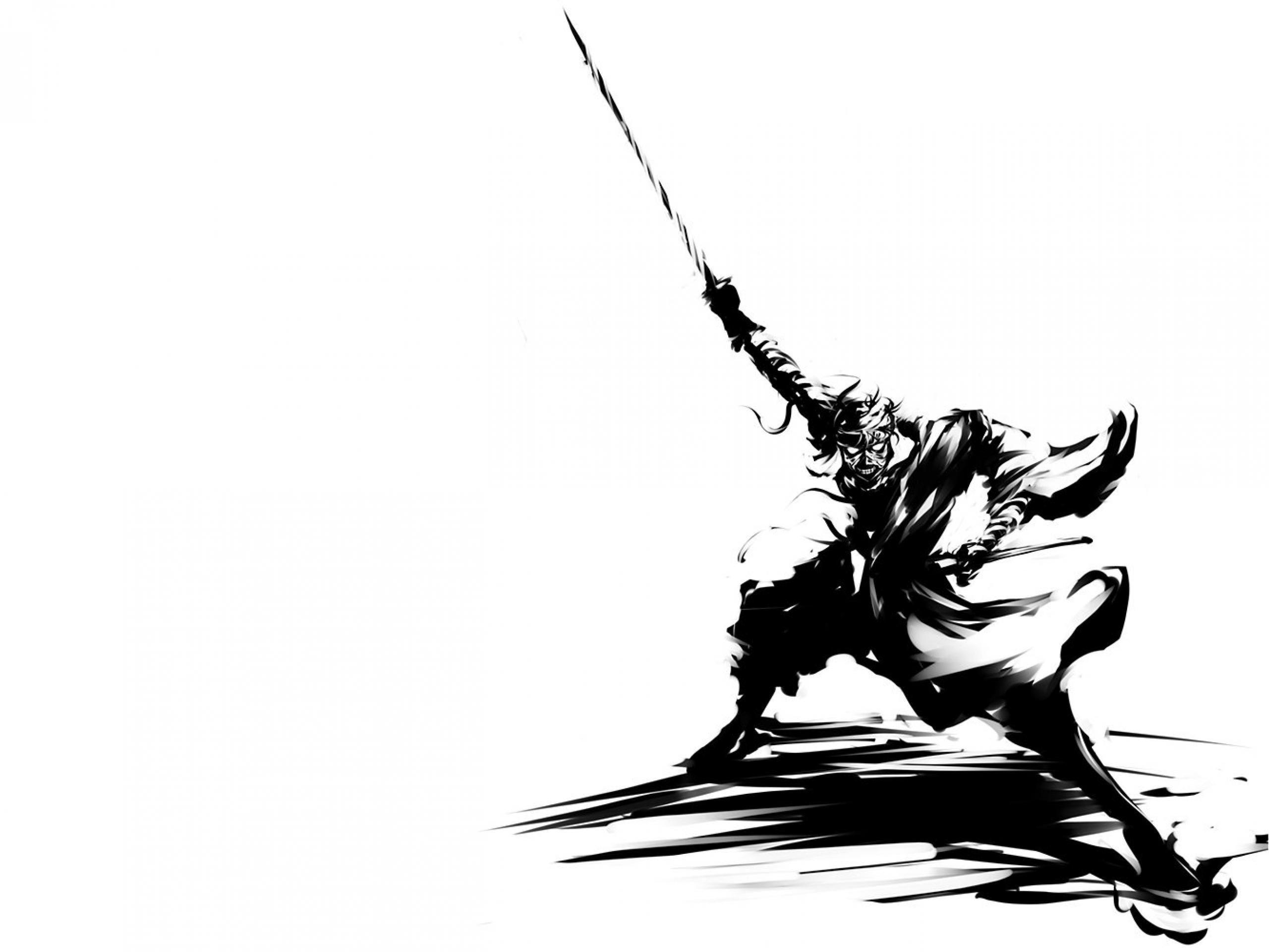 Black and White Samurai Wallpapers Top Free Black and White Samurai