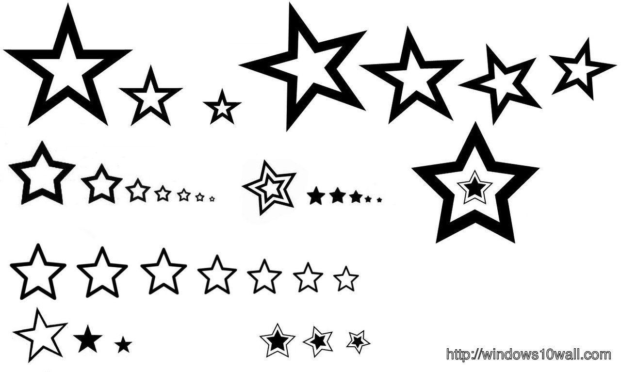 Black and White Star Wallpapers Top Free Black and White Star