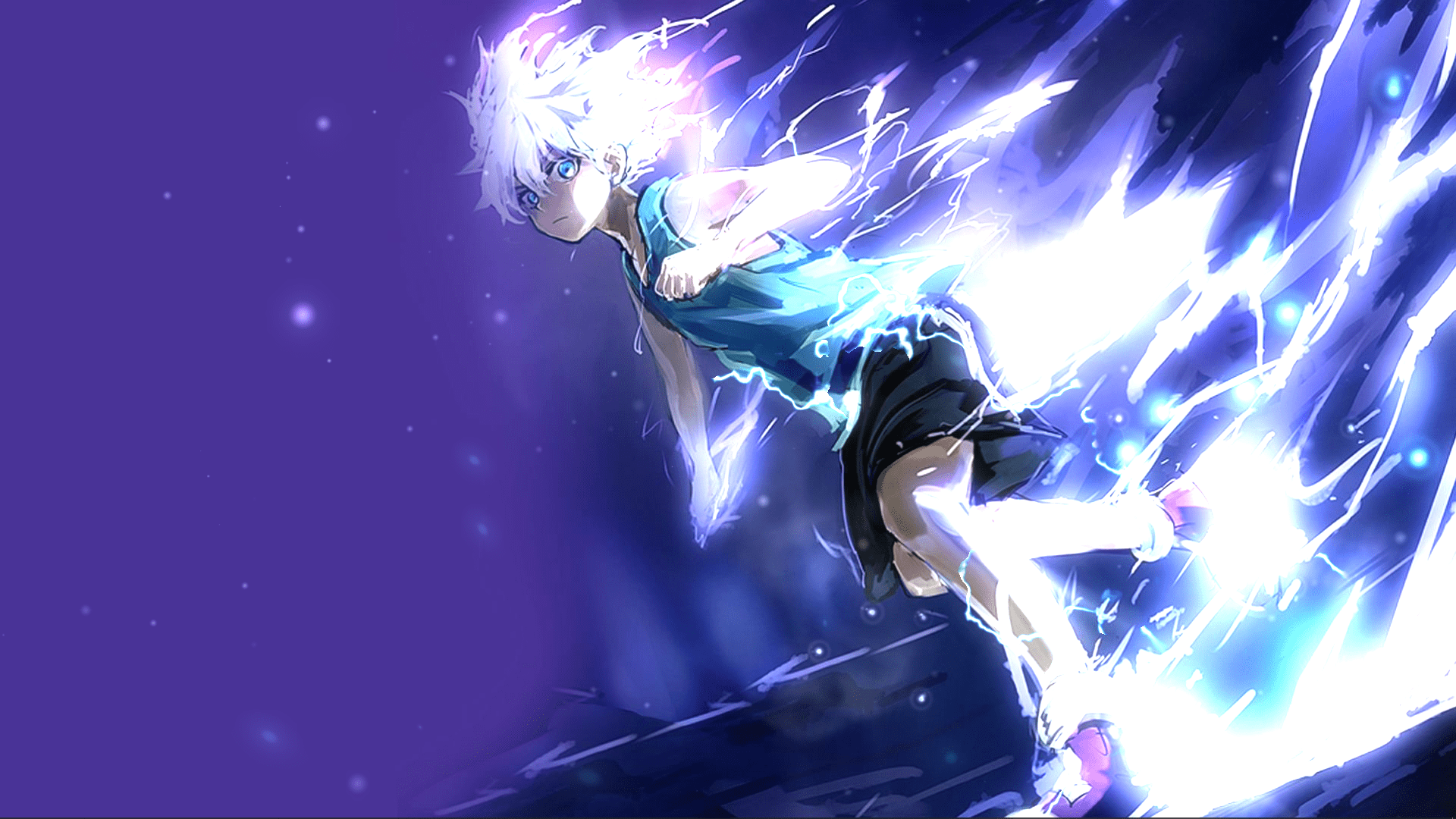 Killua Gif Wallpaper 4K Wallpaper Hxh Hunterxhunter