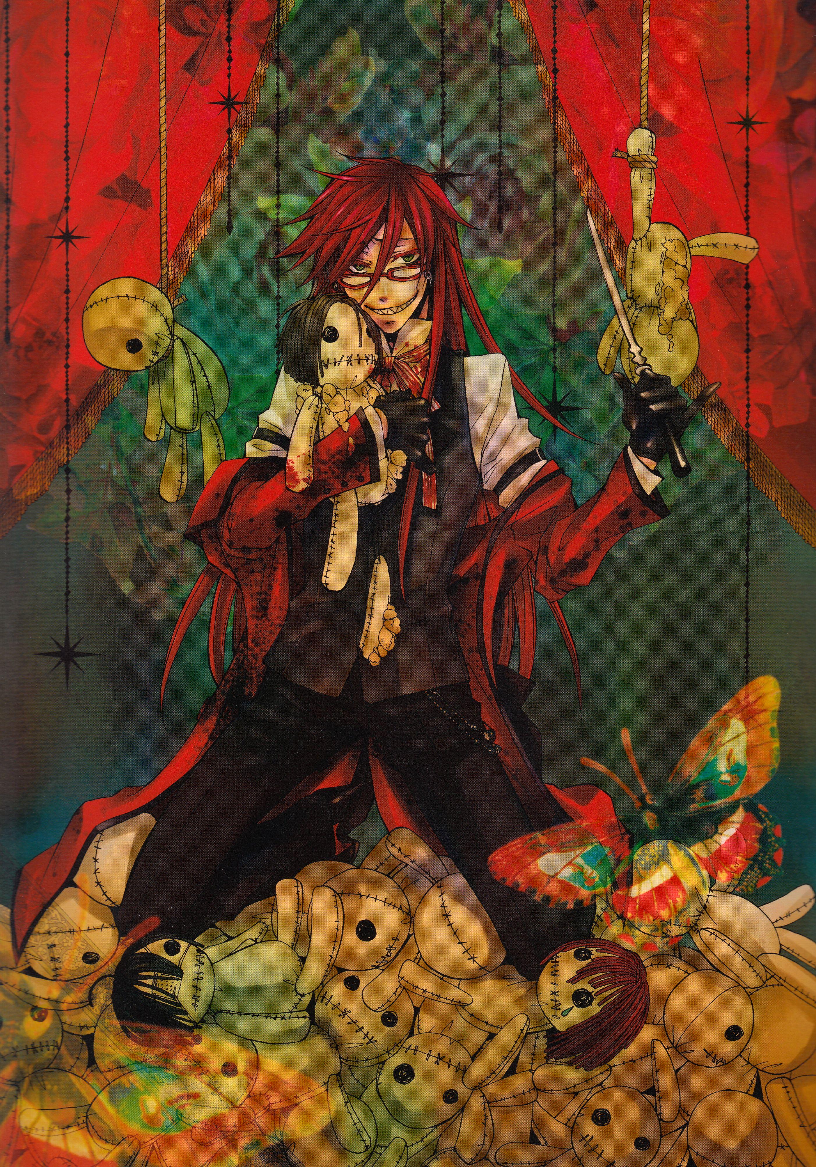Black Butler Grell Wallpapers Top Free Black Butler Grell Backgrounds WallpaperAccess