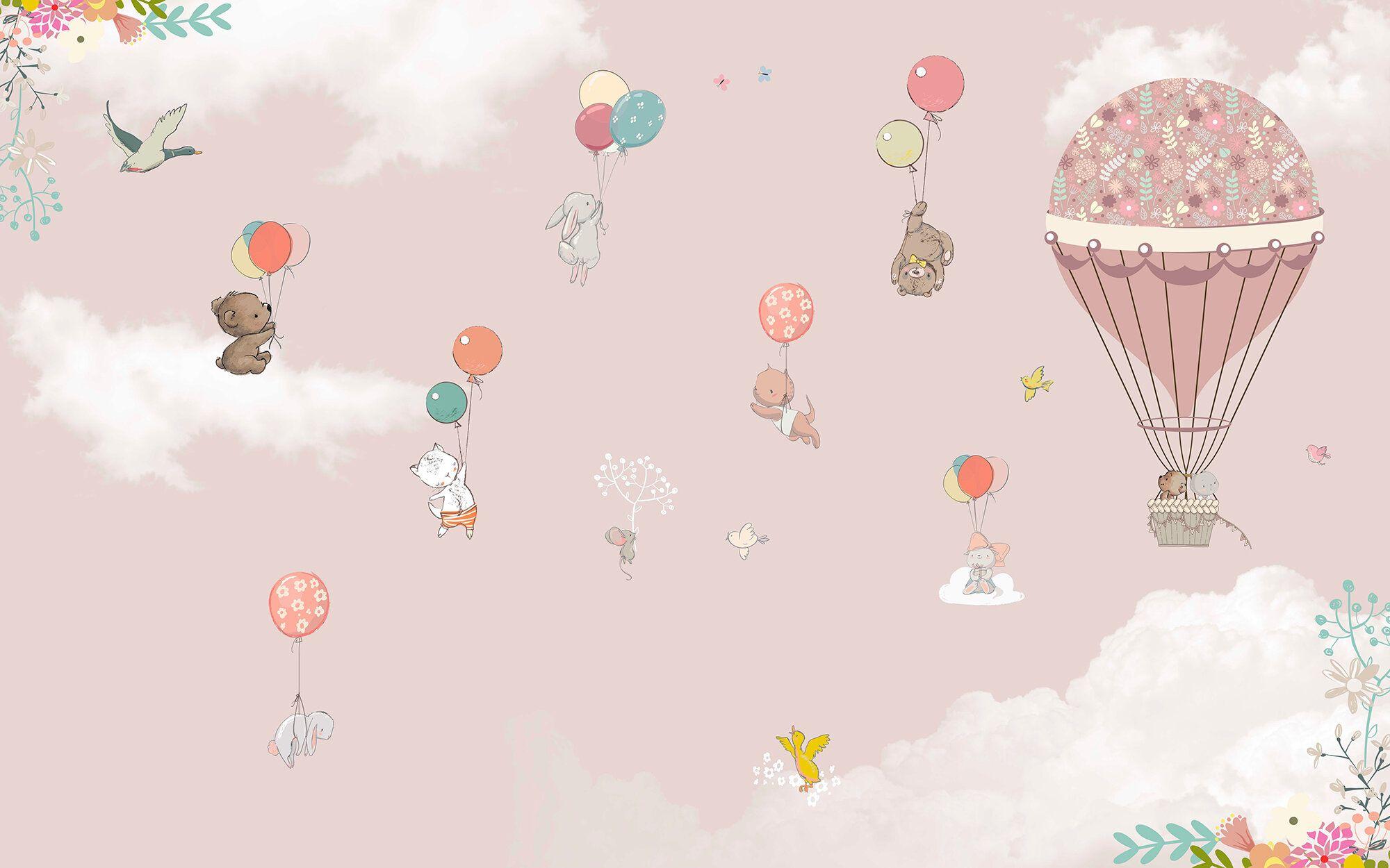 Cartoon Hot Air Balloon Wallpapers Top Free Cartoon Hot Air Balloon