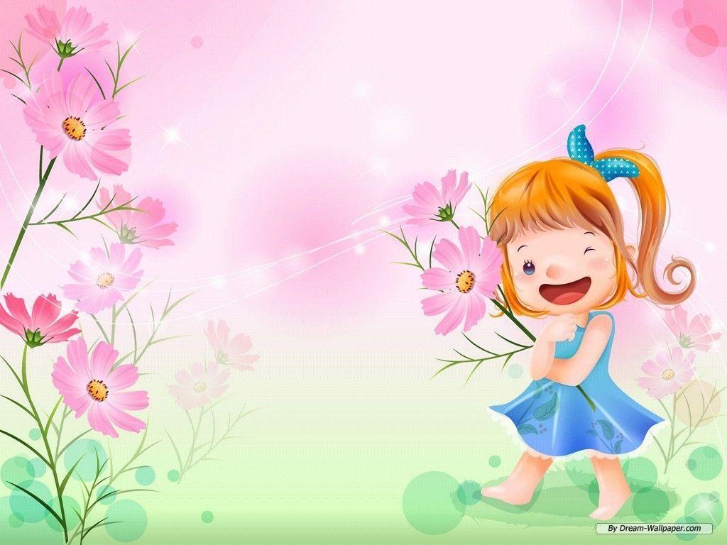 Cartoon Flower Desktop Wallpapers Top Free Cartoon Flower Desktop