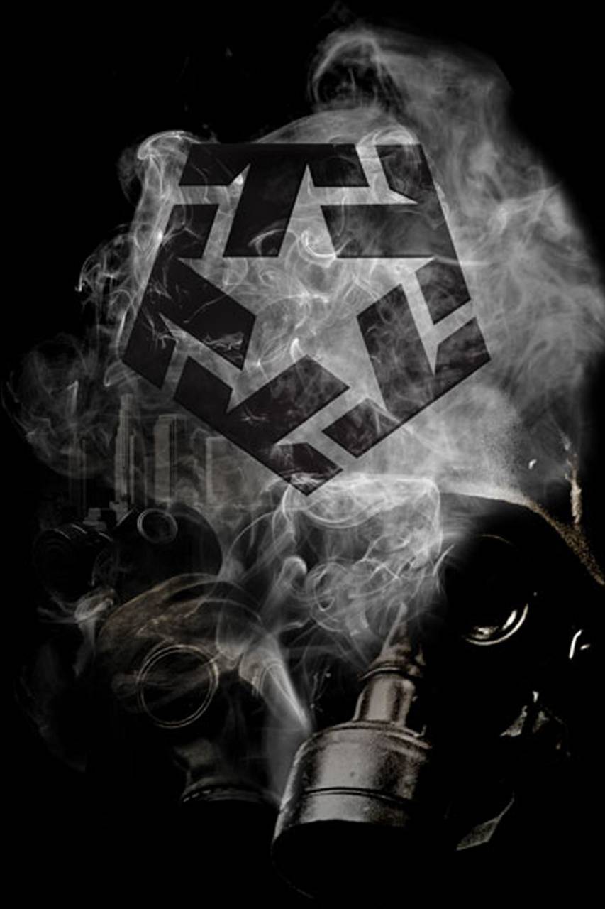 Tribal Gear Graffiti Wallpaper