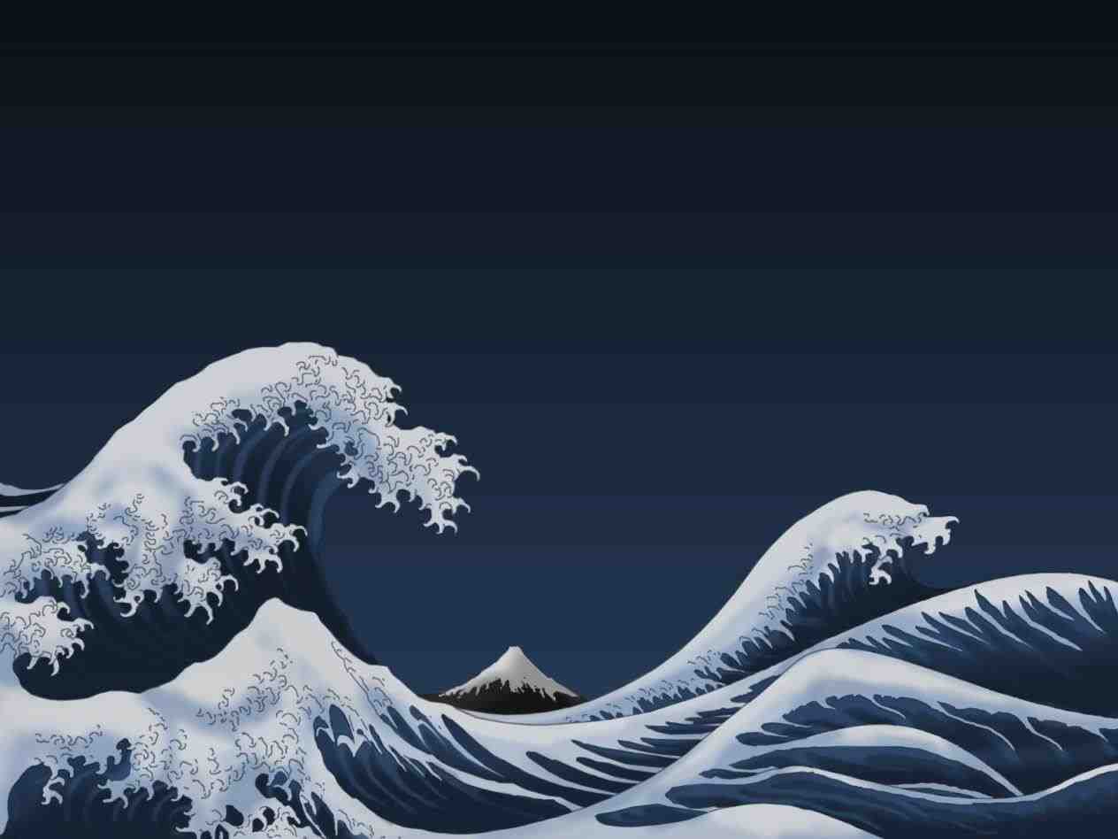 Japanese Ocean Painting Wallpapers Top Free Japanese Ocean Painting