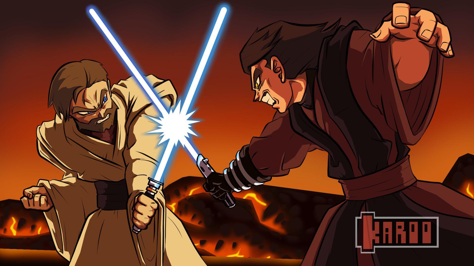 Anakin vs Obi Wan Wallpapers Top Free Anakin vs Obi Wan