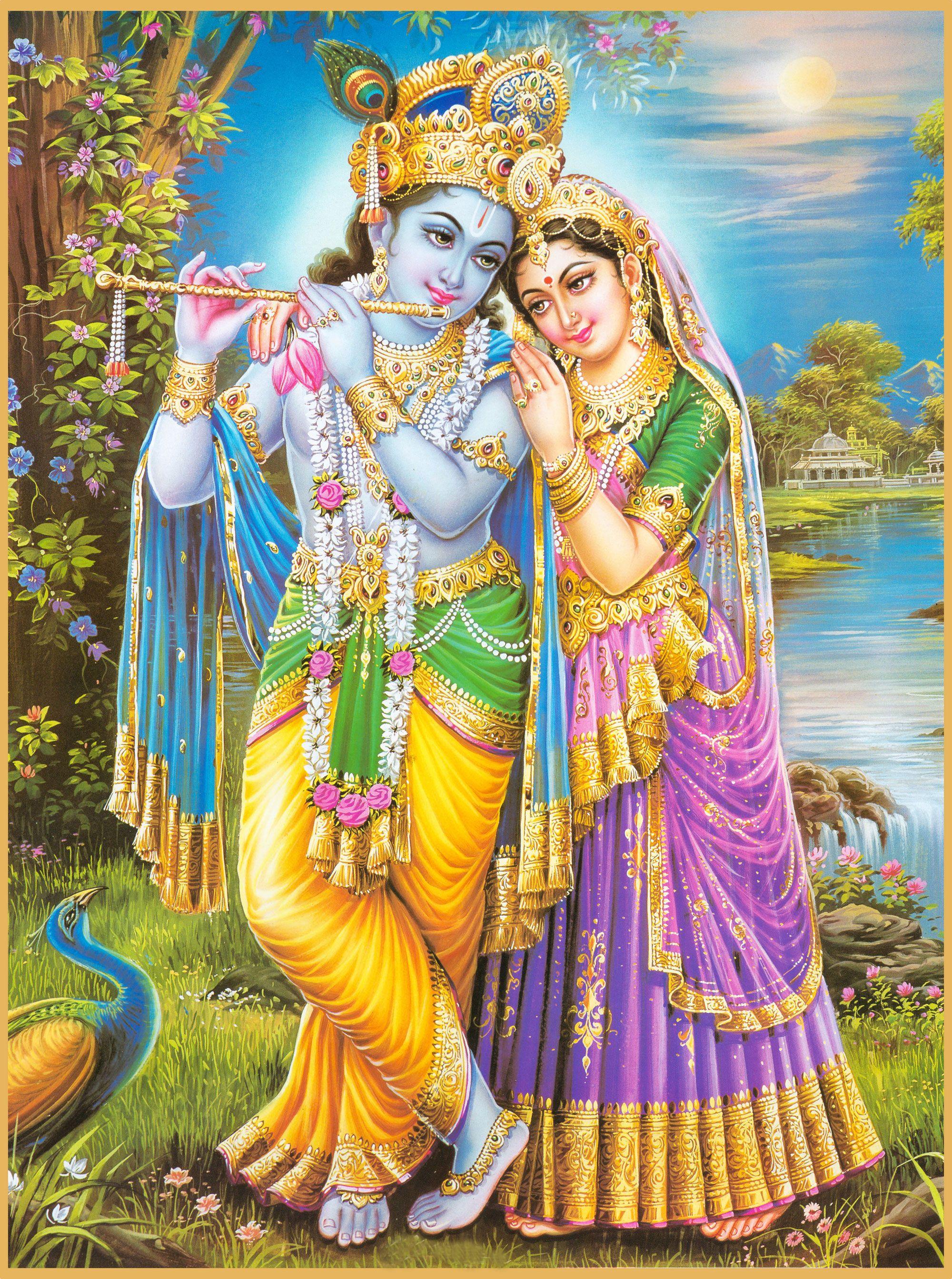 Dope Radha Krishna Amoled Wallpaper Images