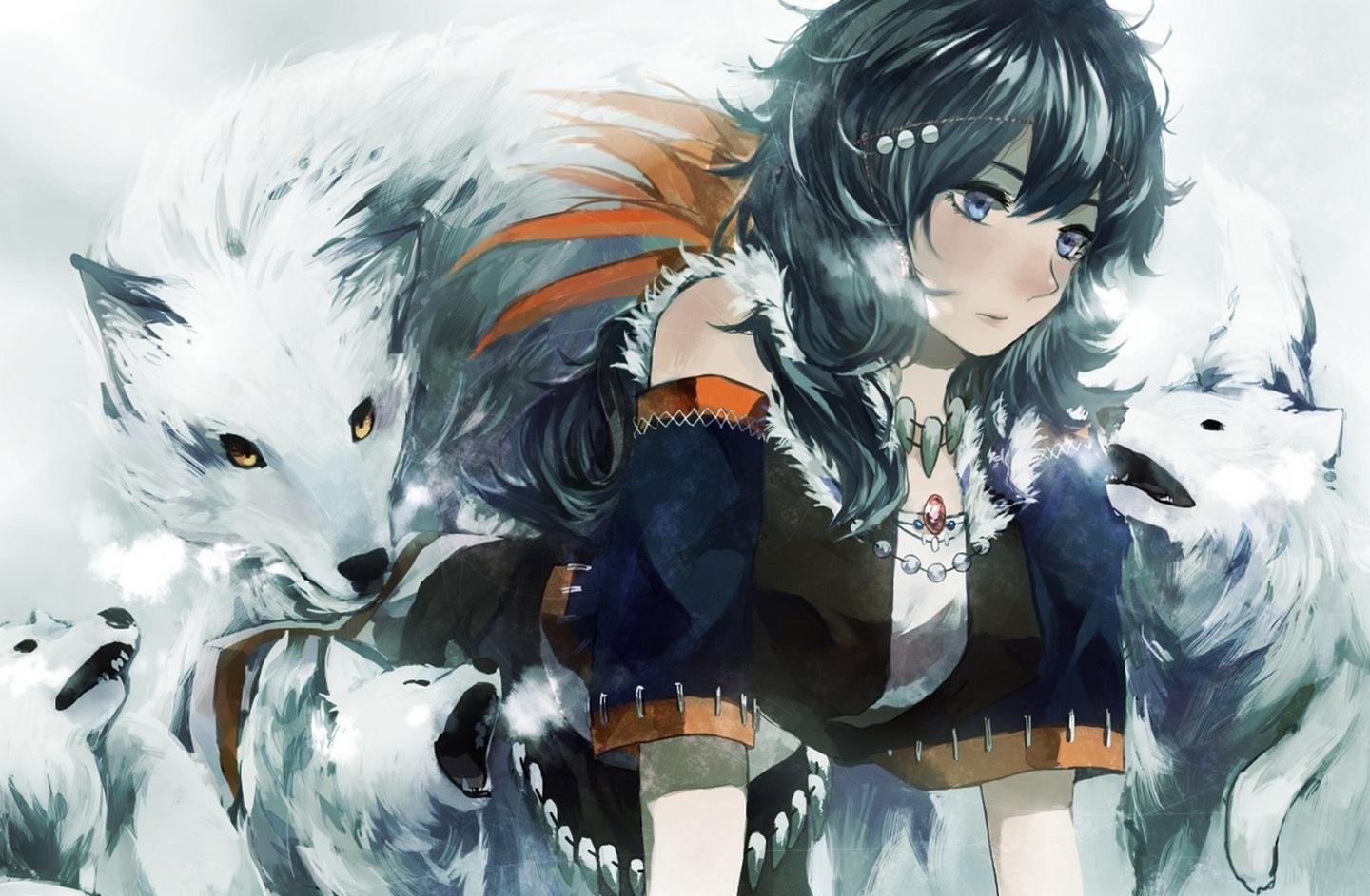 Cute Anime Wolf Girl Wallpapers Top Free Cute Anime Wolf Girl