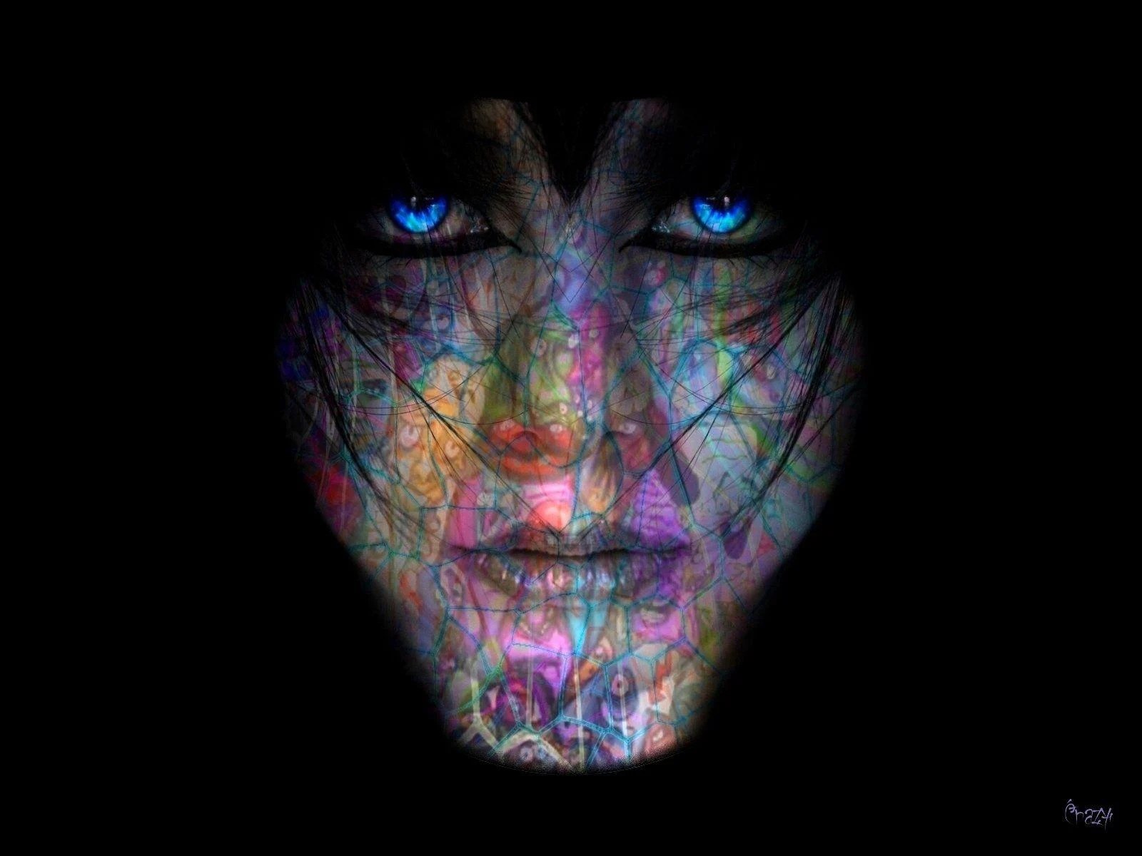Face Art Wallpapers Top Free Face Art Backgrounds WallpaperAccess
