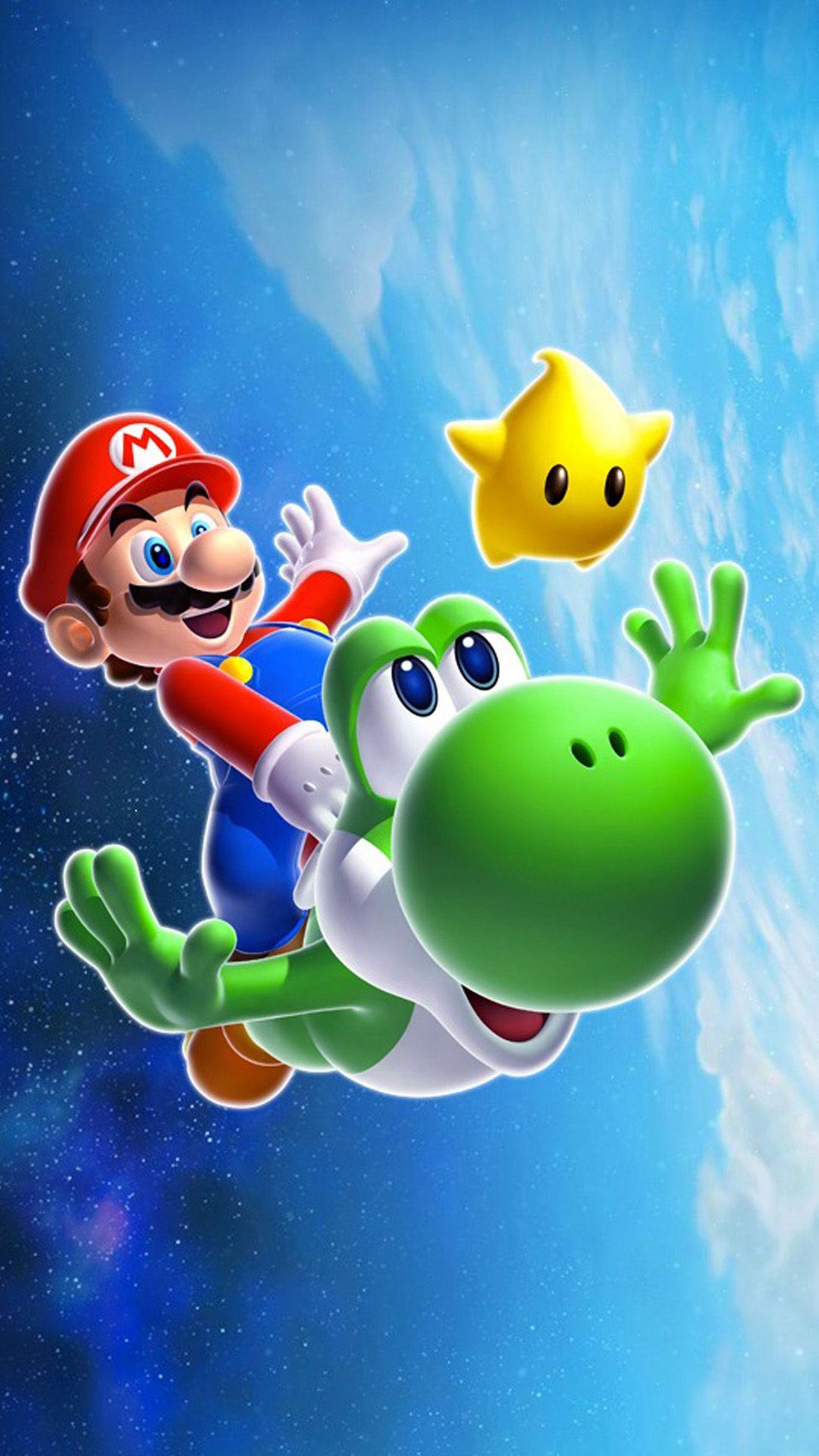 Super Mario Galaxy iPhone Wallpapers Top Free Super Mario Galaxy