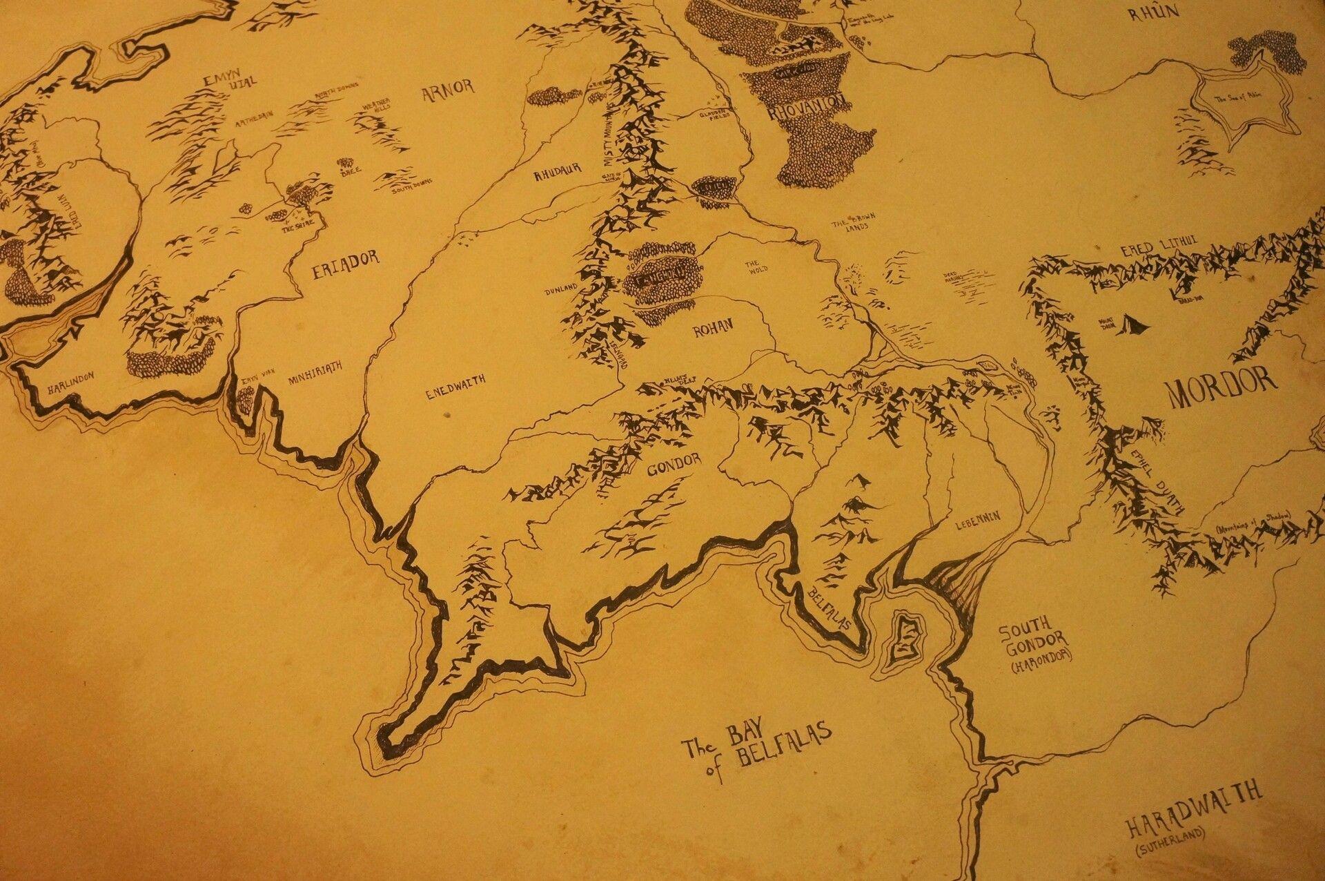 Lord of the Rings Map Wallpapers Top Free Lord of the Rings Map