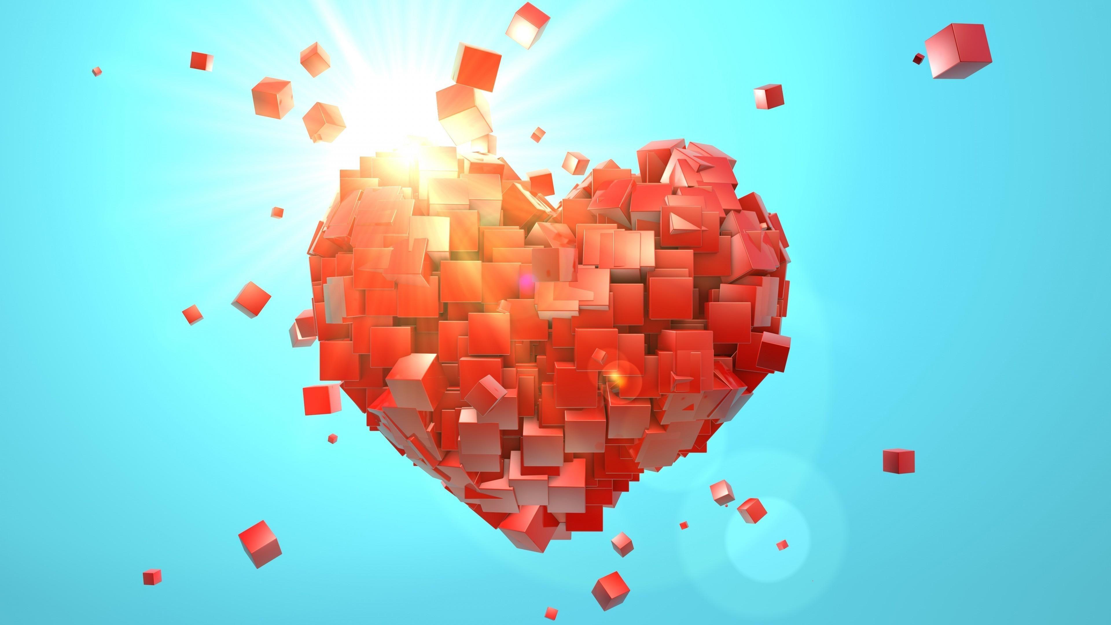 3D Abstract Hearts Wallpapers Top Free 3D Abstract Hearts Backgrounds WallpaperAccess