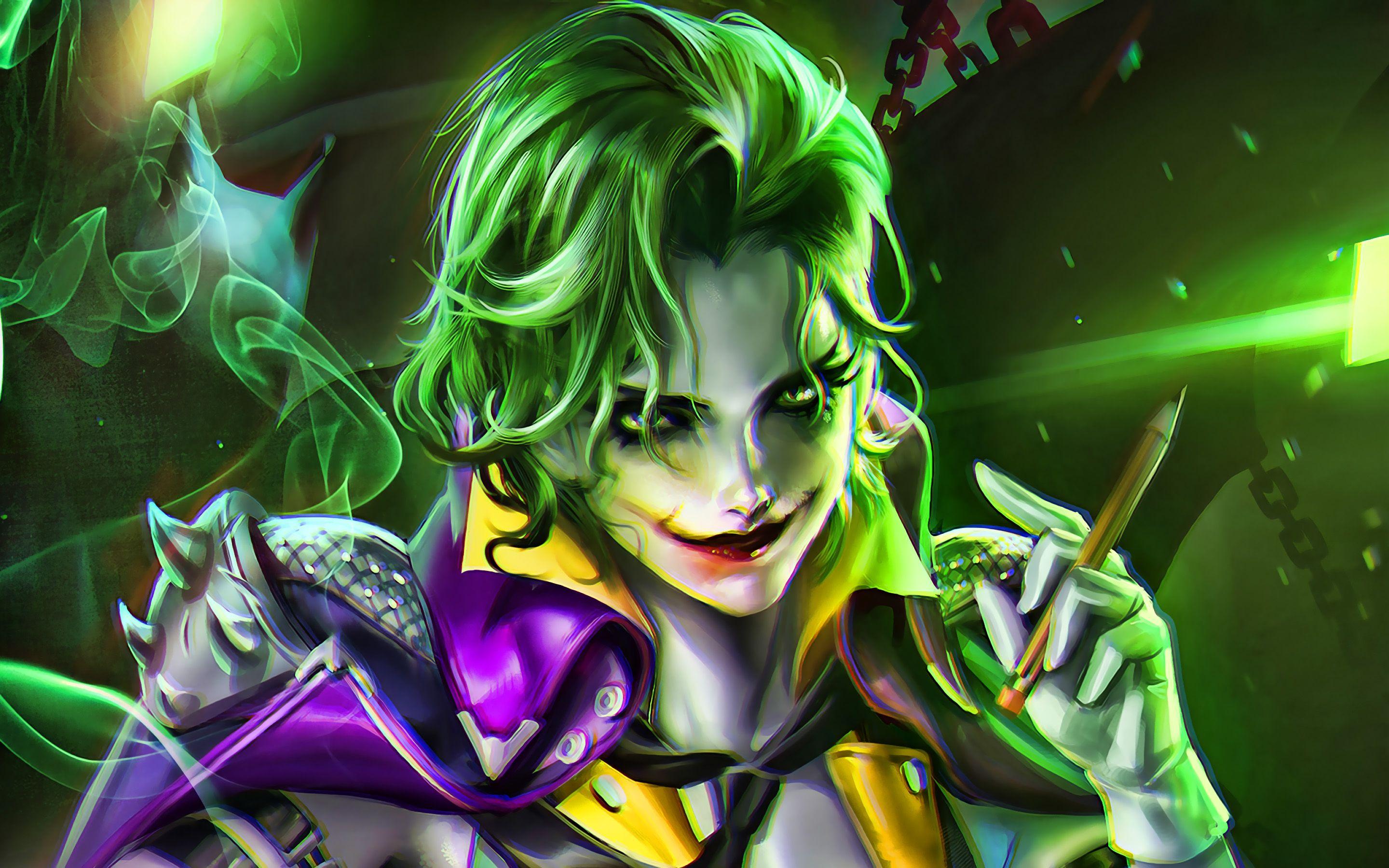 Green Joker Wallpapers Top Free Green Joker Backgrounds WallpaperAccess