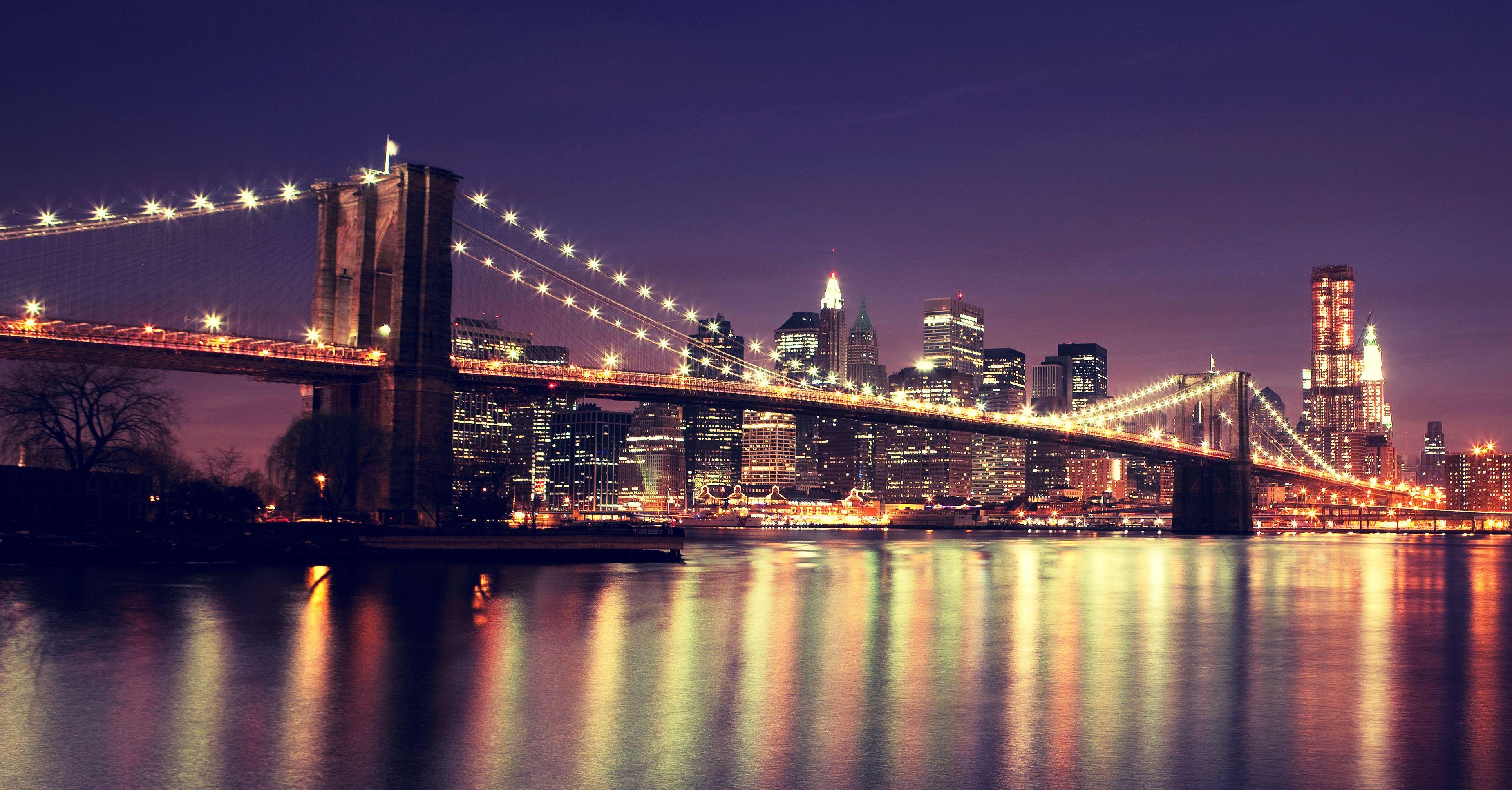 Brooklyn Bridge Night Wallpapers Top Free Brooklyn Bridge Night