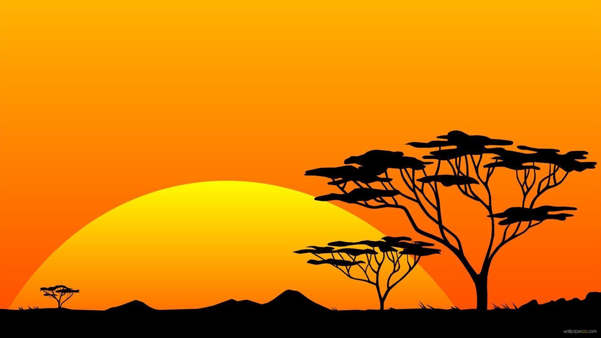 African Sunrise Wallpapers Top Free African Sunrise Backgrounds