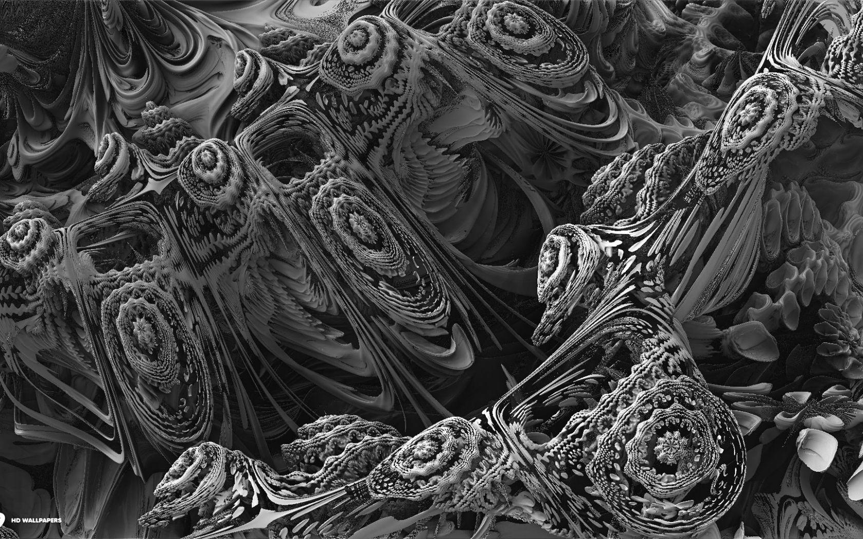 Black Fractal Wallpapers Top Free Black Fractal Backgrounds