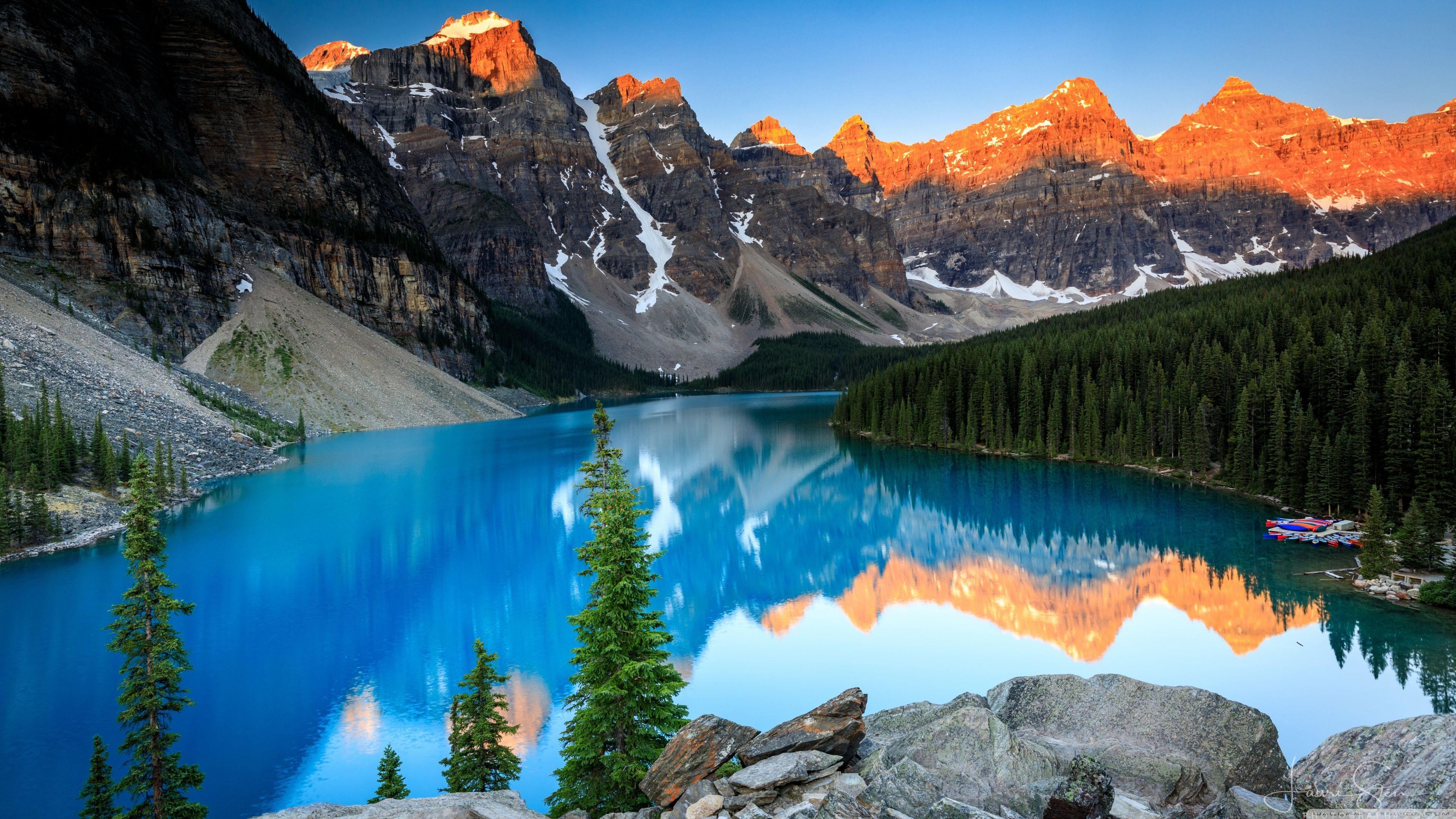 Moraine Lake 4K Wallpapers Top Free Moraine Lake 4K Backgrounds