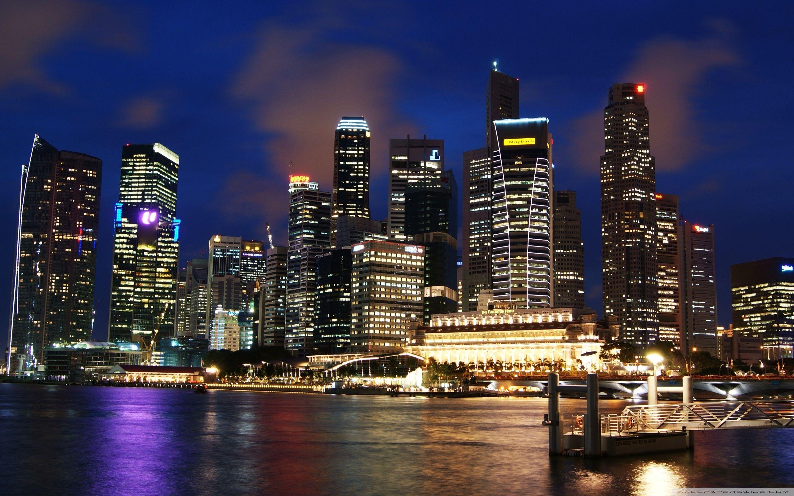 Singapore Skyline Wallpapers Top Free Singapore Skyline Backgrounds