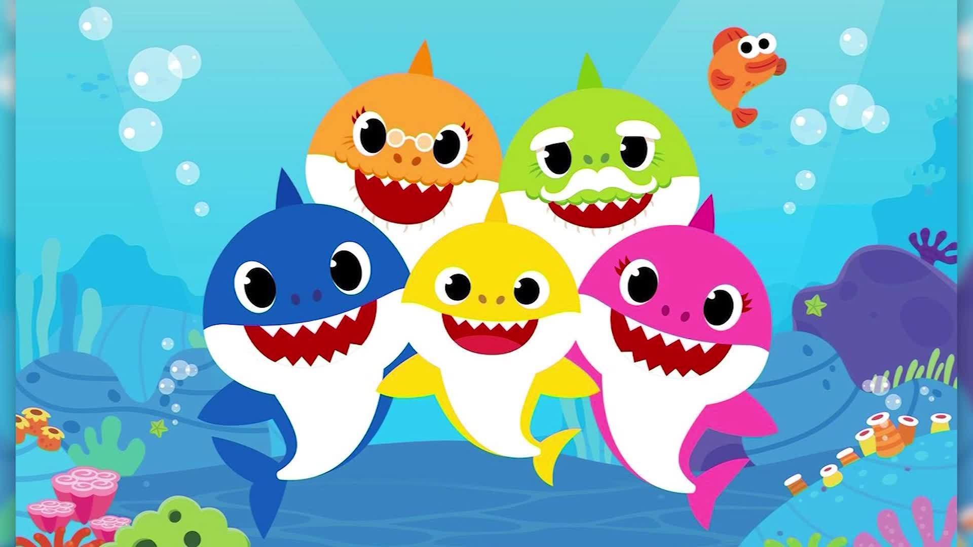 Printable baby shark background hd 656218 Kijpsaelohbx