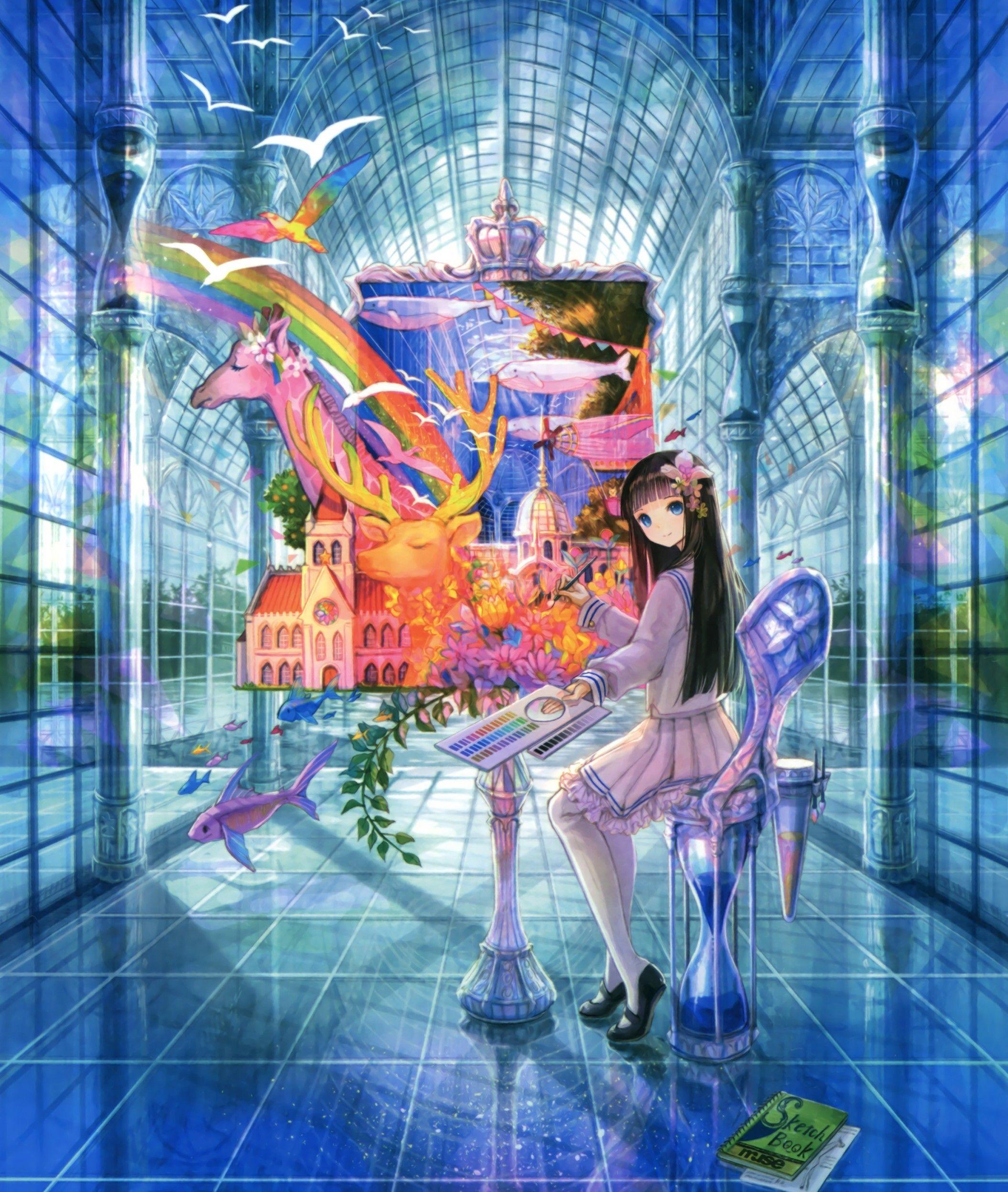 Abstract Anime Girl Wallpapers Top Free Abstract Anime Girl