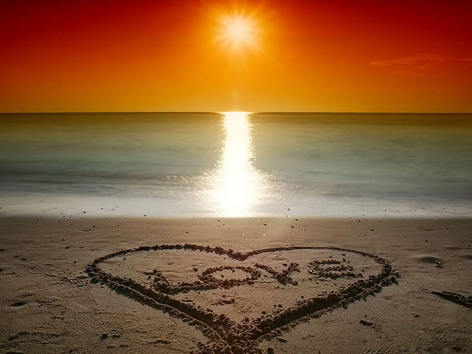 Love Beach Sunset Wallpapers Top Free Love Beach Sunset Backgrounds
