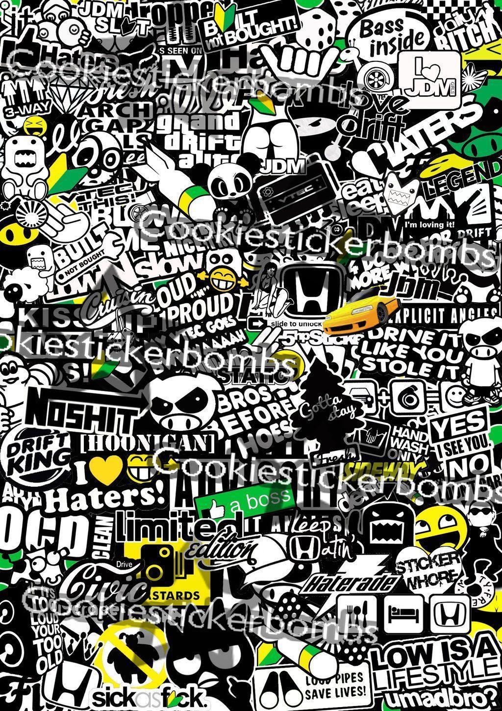 Sticker Bomb Wallpaper Hd Iphone Ex Wallpaper