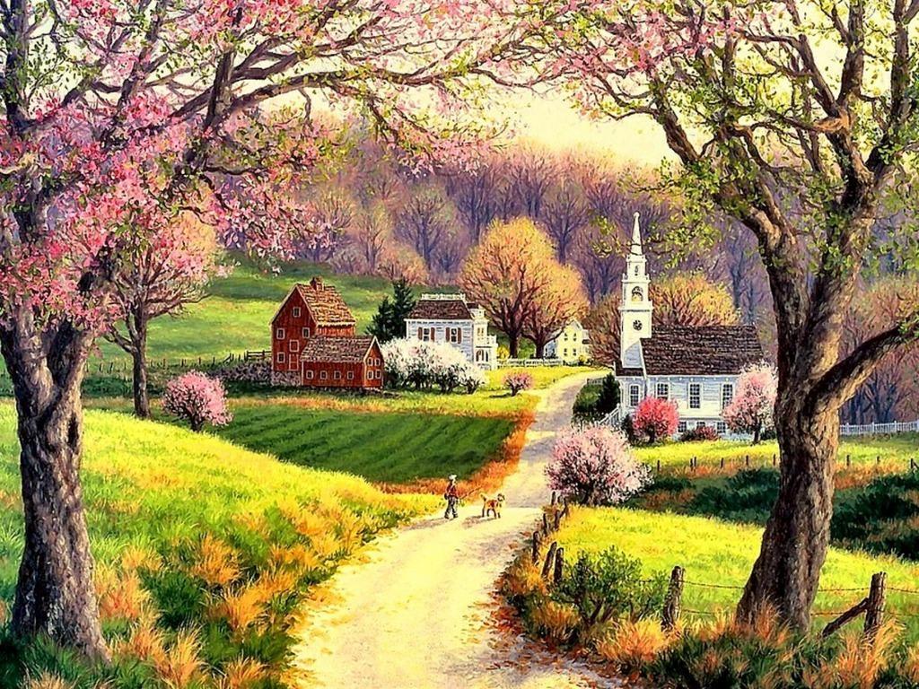 Spring Countryside Wallpapers Top Free Spring Countryside Backgrounds