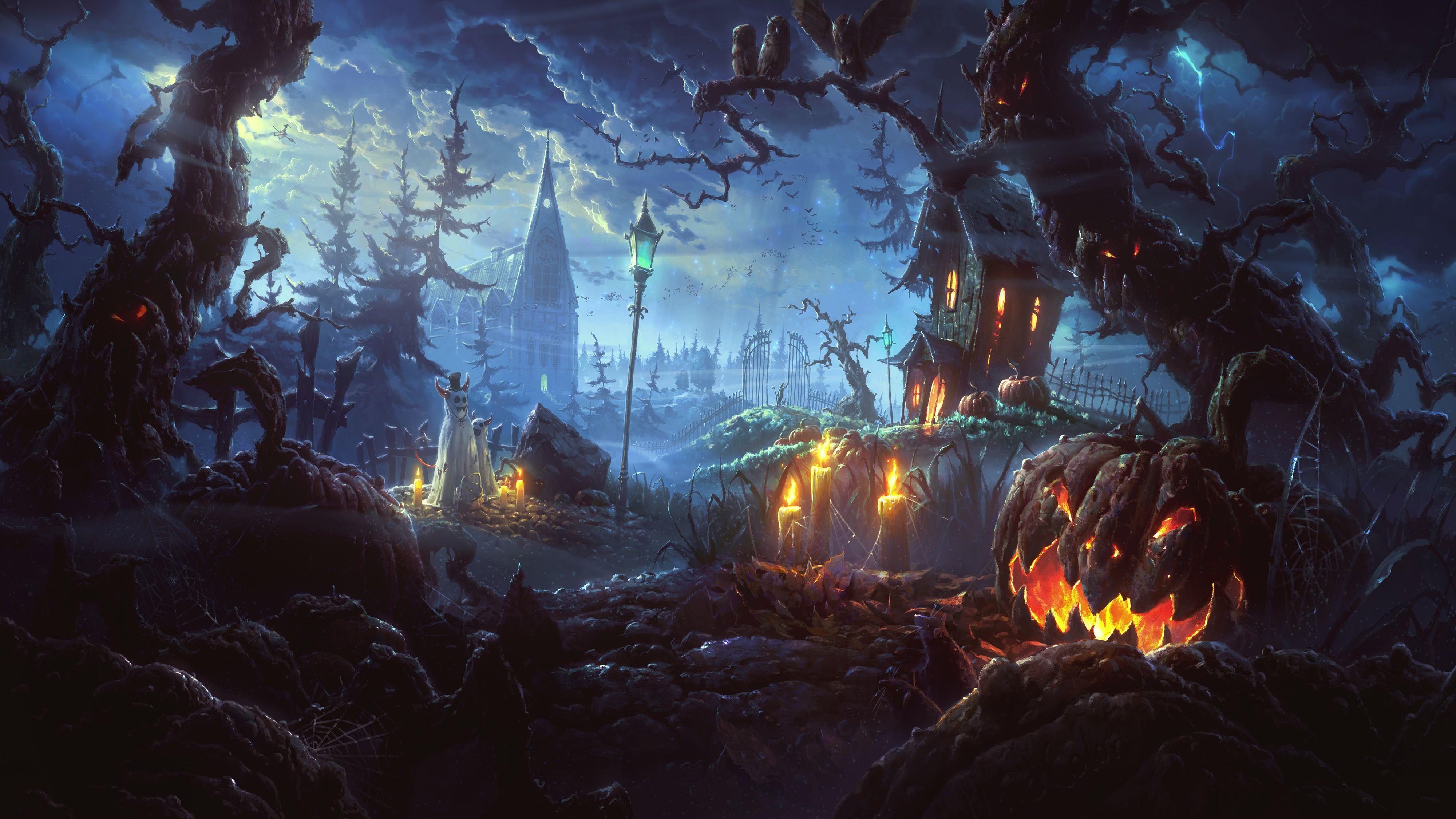 Halloween Computer Wallpapers Top Free Halloween Computer Backgrounds