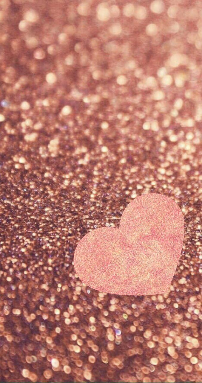 Rose Gold Heart Wallpapers Top Free Rose Gold Heart Backgrounds