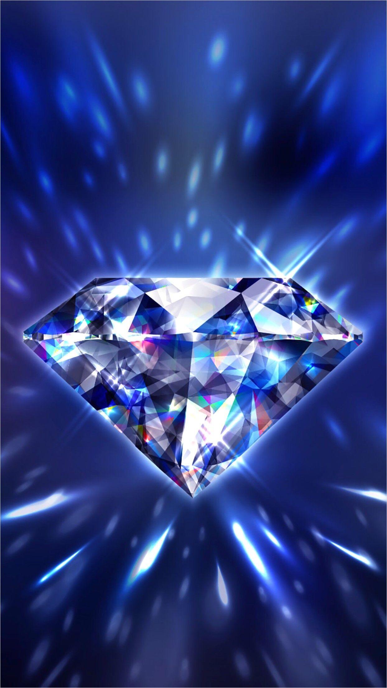 Blue Diamond iPhone Wallpapers Top Free Blue Diamond iPhone