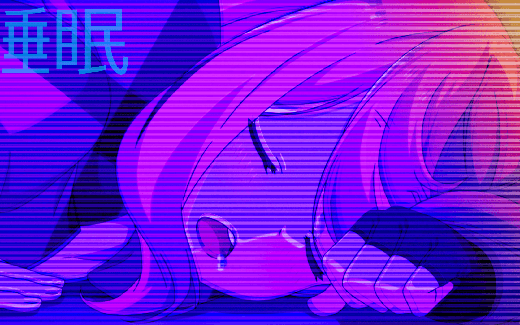 Soft Aesthetic 90S Anime Aesthetic Desktop Wallpaper