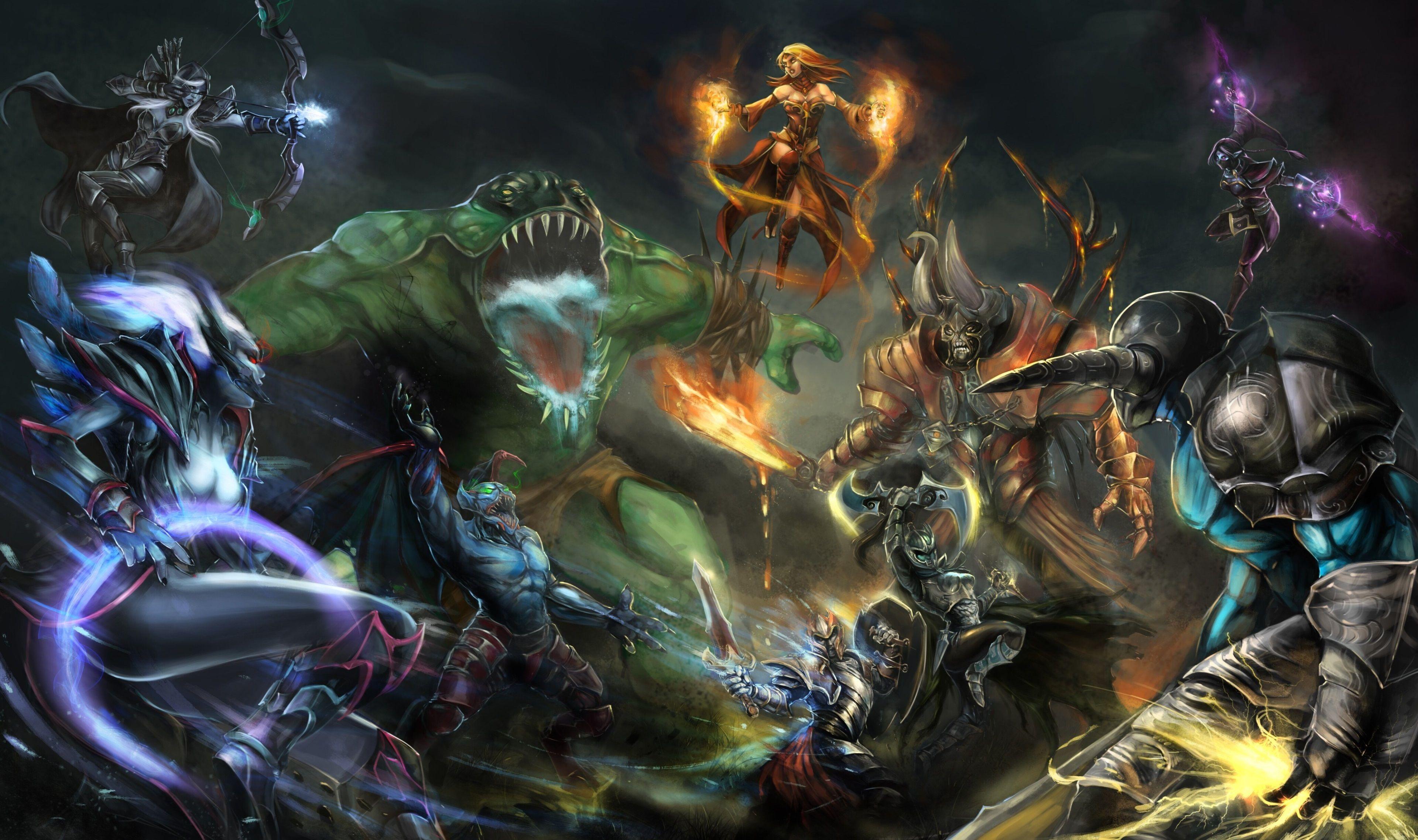 Dota 2 4k Wallpapers Top Free Dota 2 4k Backgrounds WallpaperAccess
