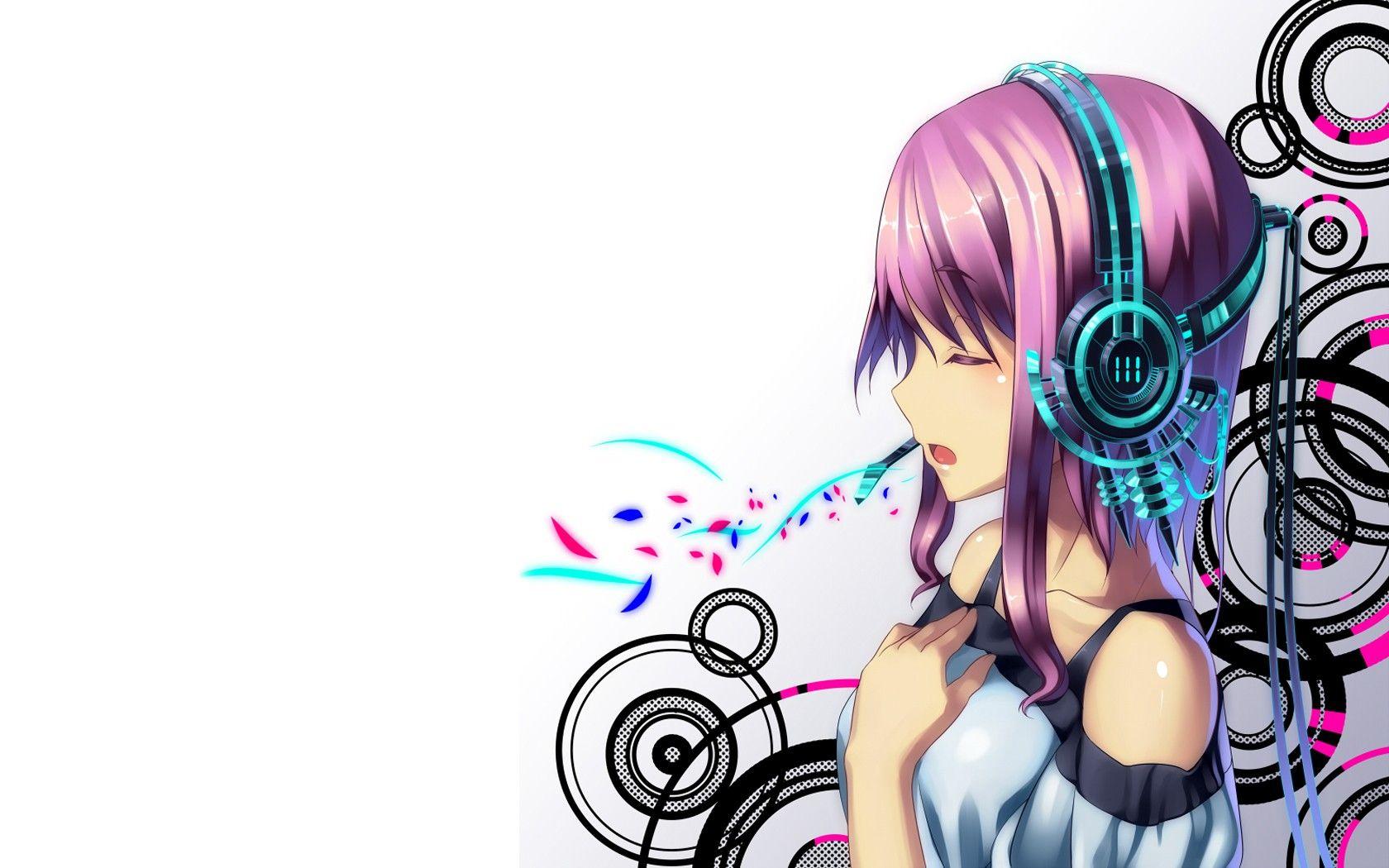 Headphone Girl Wallpapers Top Free Headphone Girl Backgrounds