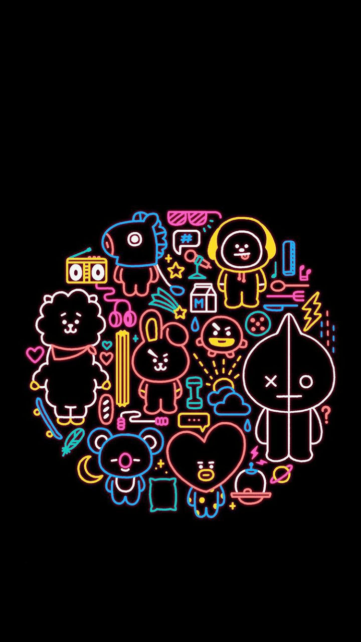 BT21 4K Wallpapers Top Free BT21 4K Backgrounds WallpaperAccess