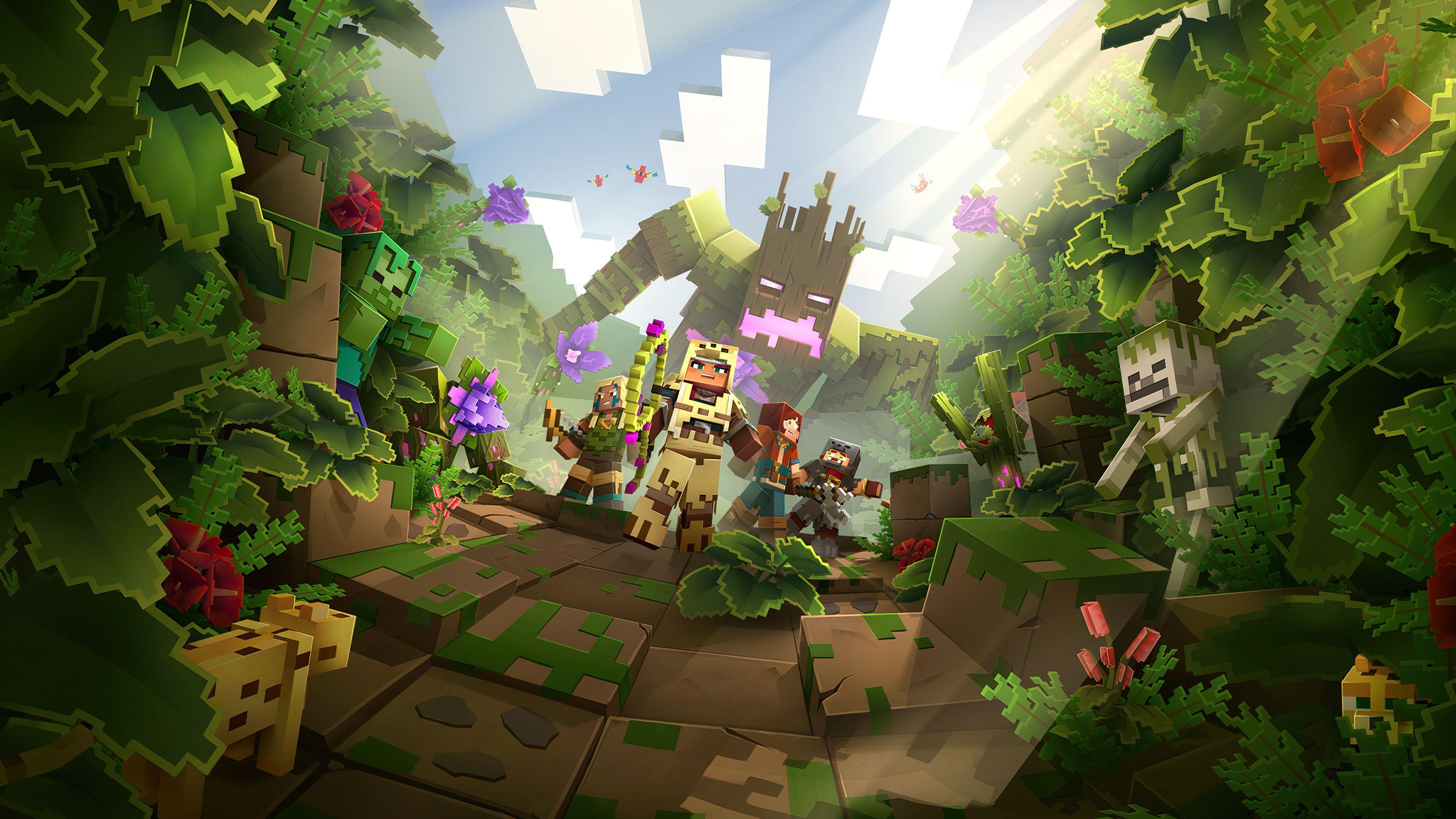 Minecraft Jungle Wallpapers Top Free Minecraft Jungle Backgrounds