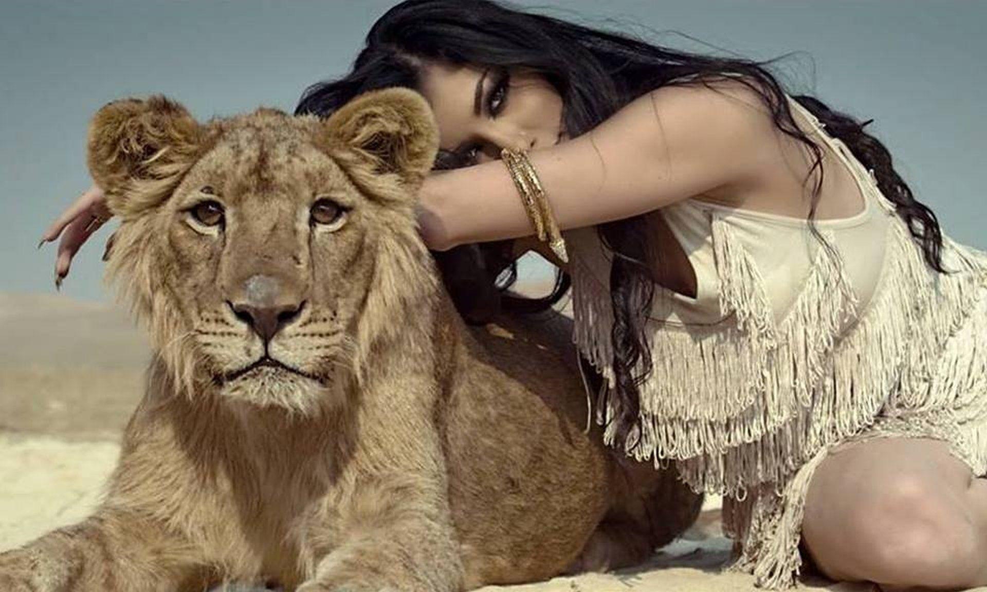 Lion and Girl Wallpapers Top Free Lion and Girl Backgrounds