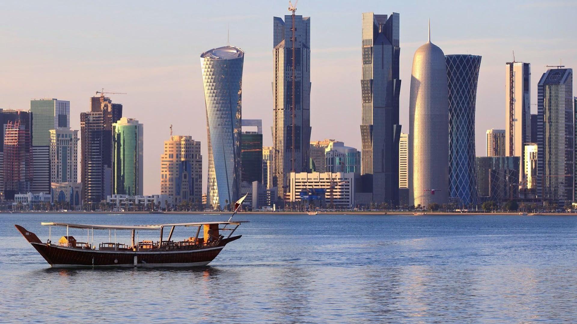 Qatar Skyline Wallpapers Top Free Qatar Skyline Backgrounds