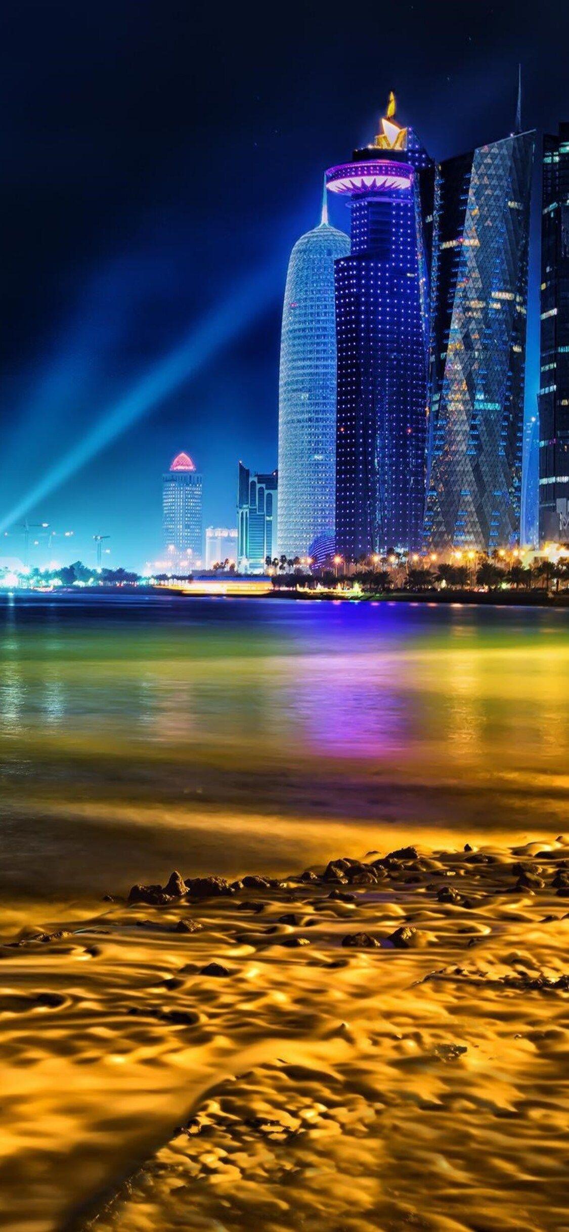 Qatar Skyline Wallpapers Top Free Qatar Skyline Backgrounds