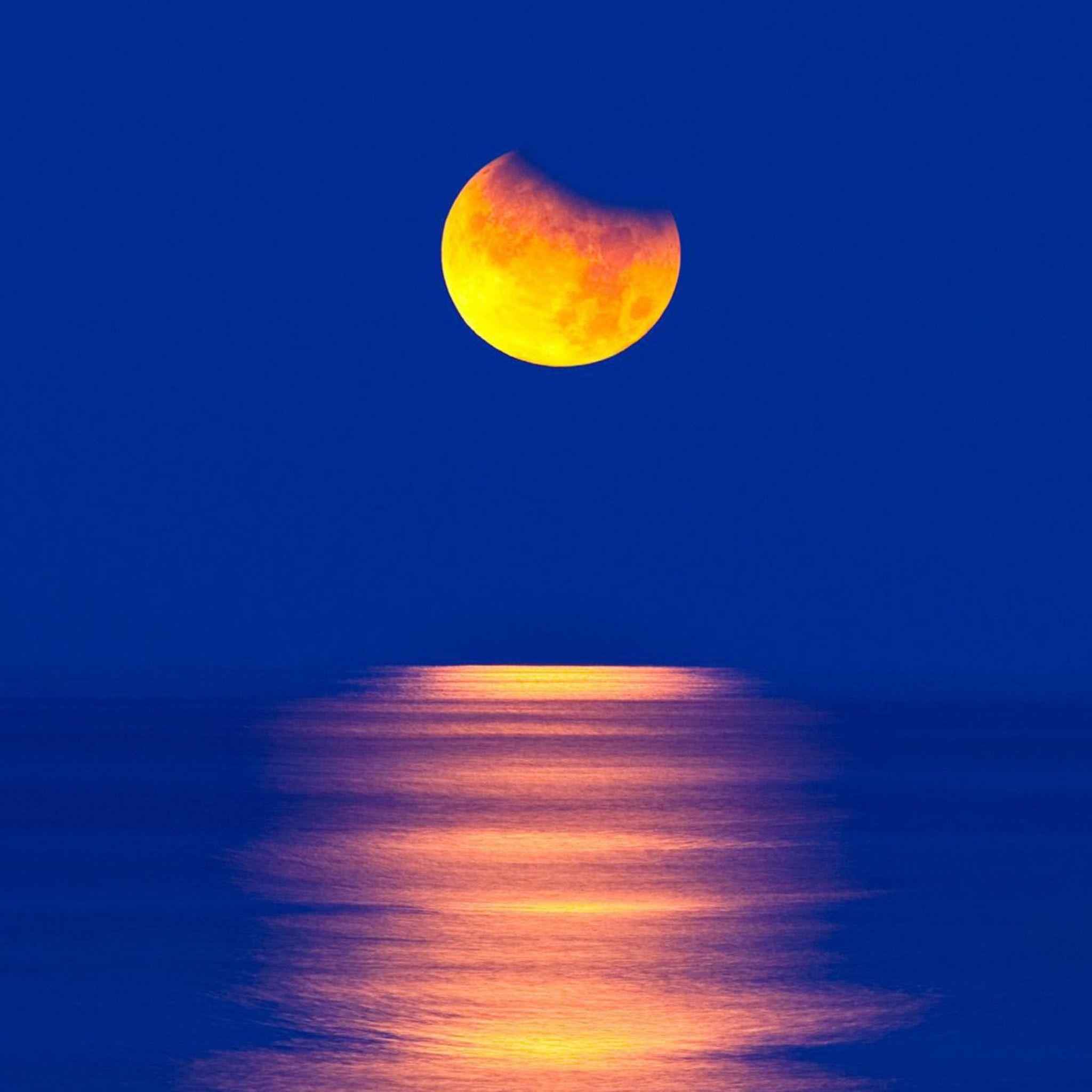 Orange Moon Wallpapers Top Free Orange Moon Backgrounds WallpaperAccess