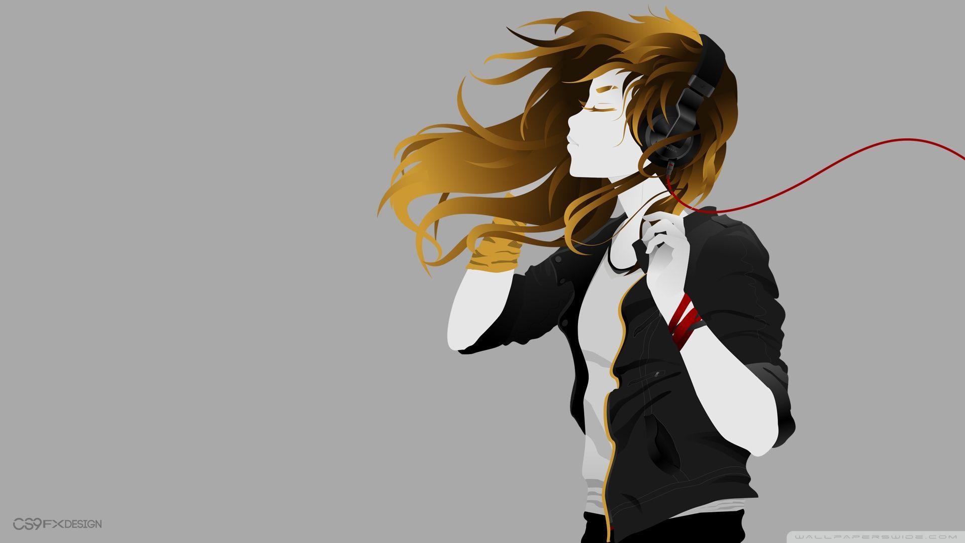 Headphone Girl Wallpapers Top Free Headphone Girl Backgrounds
