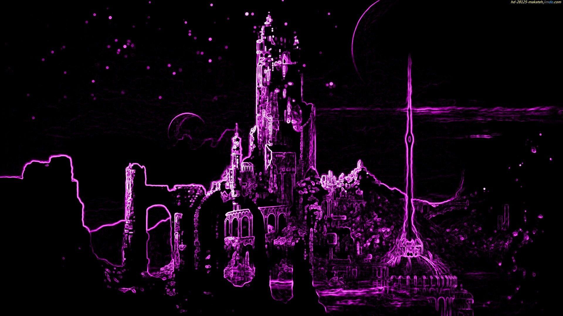 Aesthetic Purple Neon Computer Wallpapers Top Free Aesthetic Purple