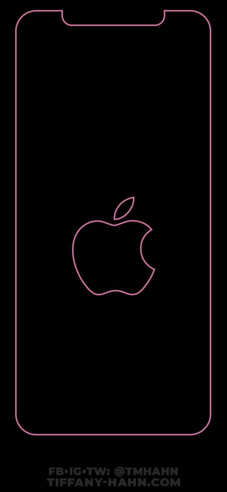 Pink and Black Apple Wallpapers Top Free Pink and Black Apple