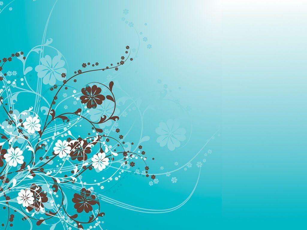 Turquoise And Brown Wallpaper